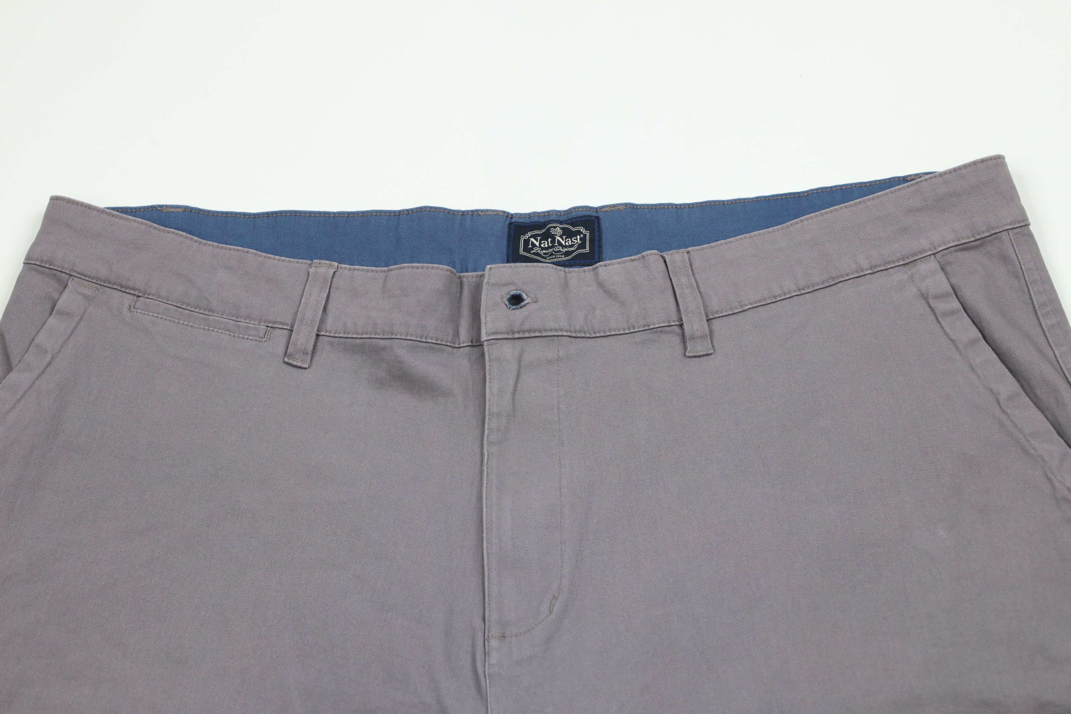 Nat Nast × Vintage Nat Nast Luxury Originals Flat Front Chino Shorts AS IS Size US 42 / EU 58 - 2 Thumbnail