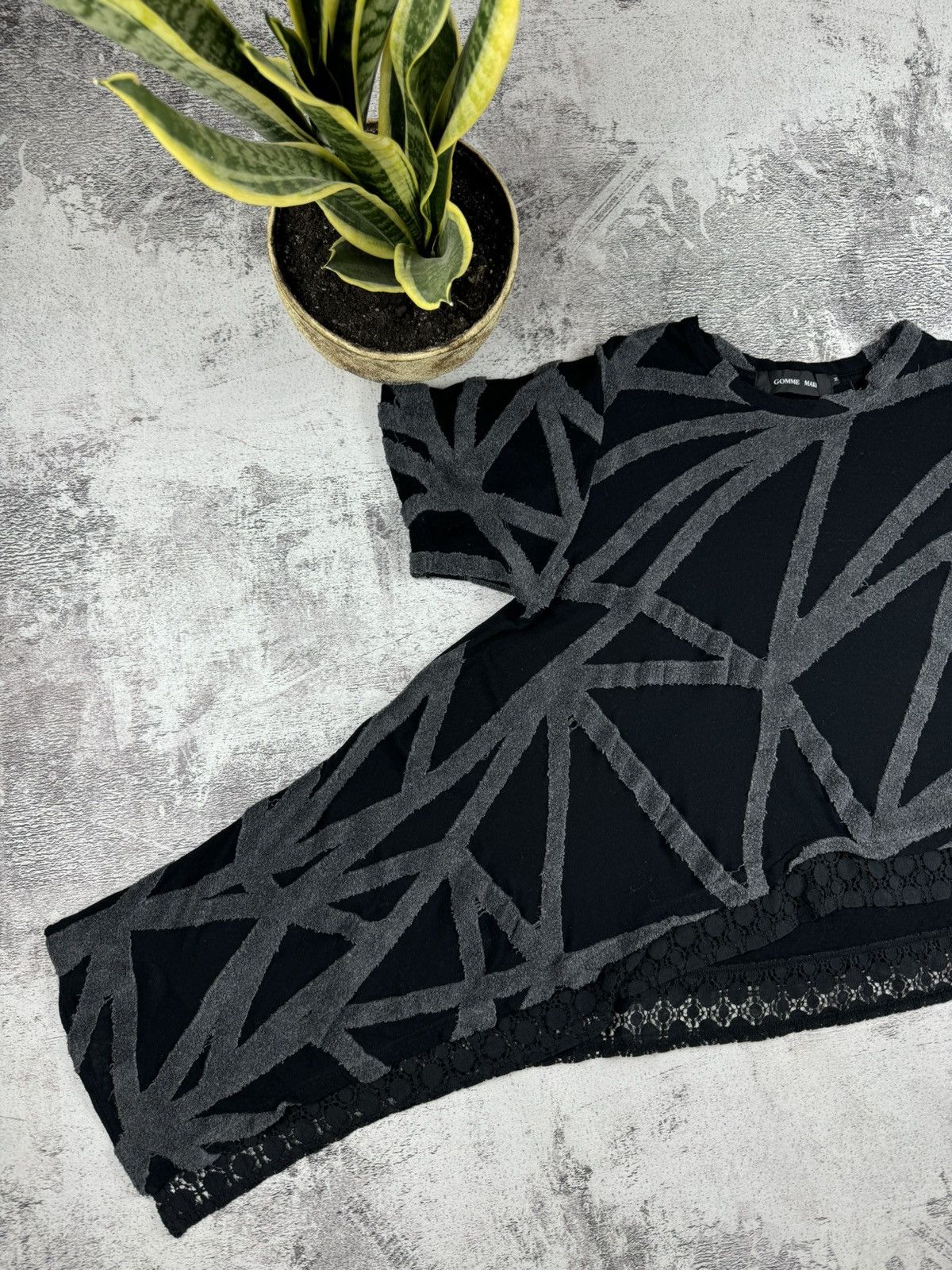 gomme Vintage Asymetrycal Dress Top Gomme Homme Maki Y2K T Shirt Size M / US 6-8 / IT 42-44 - 2 Thumbnail