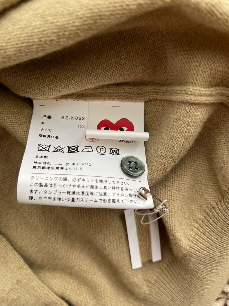 Comme des Garcons Comme Des Garcons Wool Cardigan Size L / US 10 / IT 46 - 3 Thumbnail