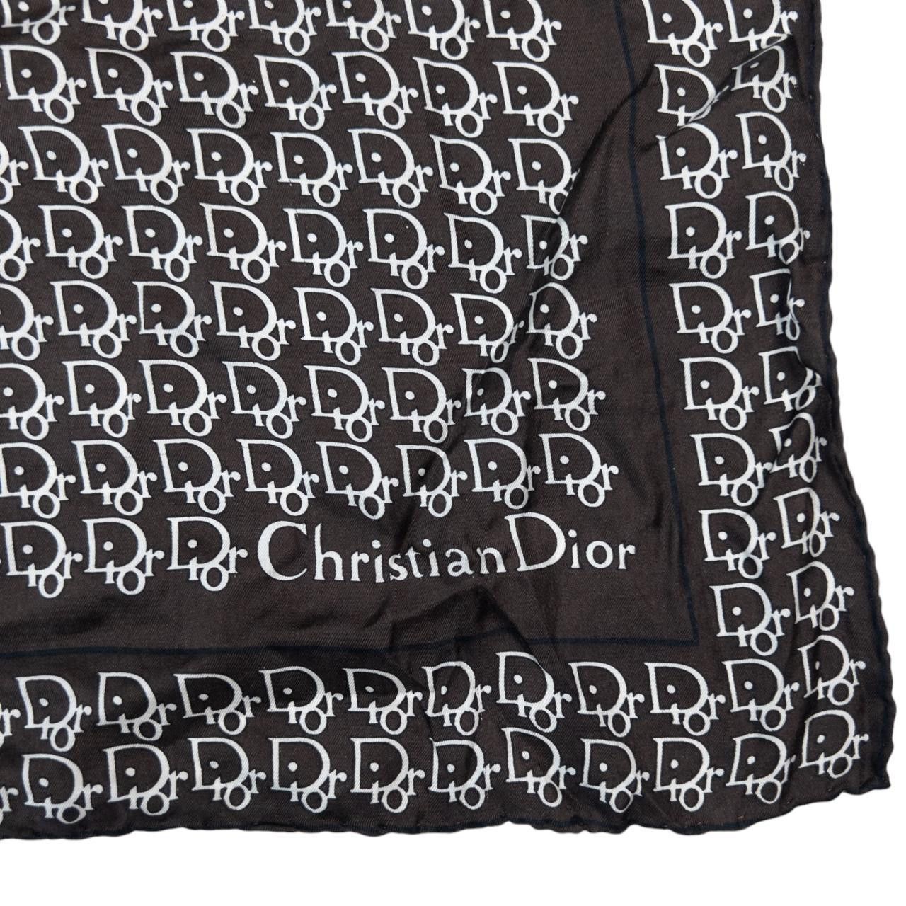 Dior Vintage Dior Monogram Scarf Size ONE SIZE - 2 Thumbnail