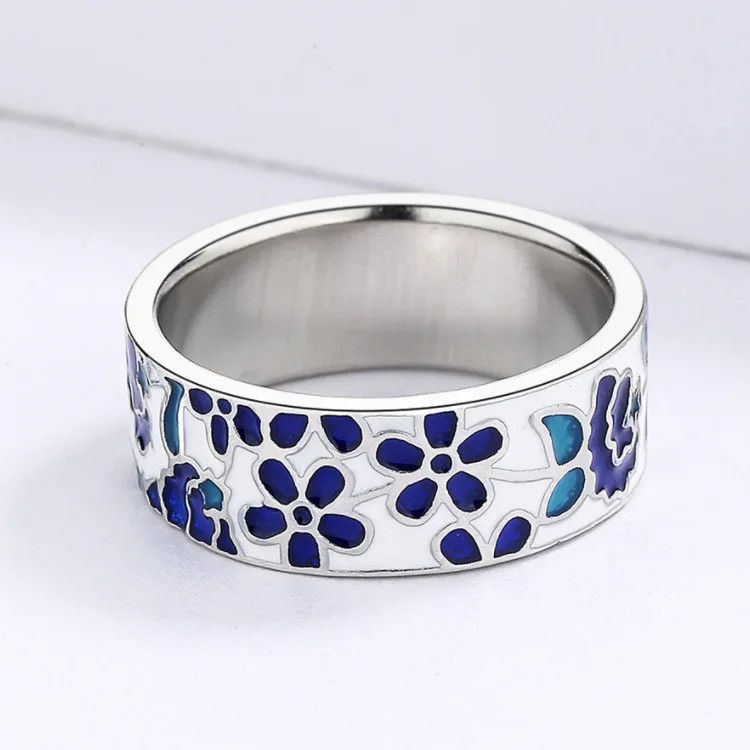 Jewelry Enamel Craft Ring Size ONE SIZE - 4 Thumbnail