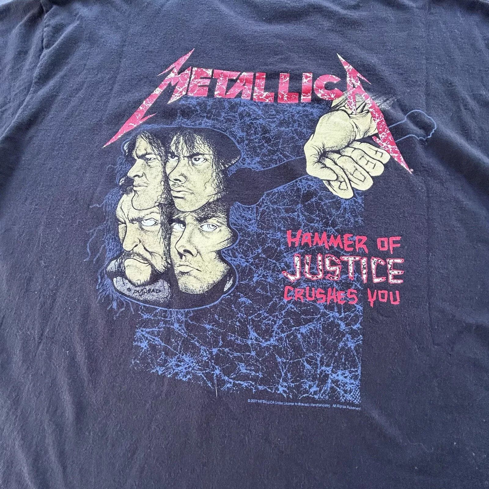 Metallica Vintage Metallica Shirt Mens XL Pushead Damaged Size US XL / EU 56 / 4 - 10 Thumbnail