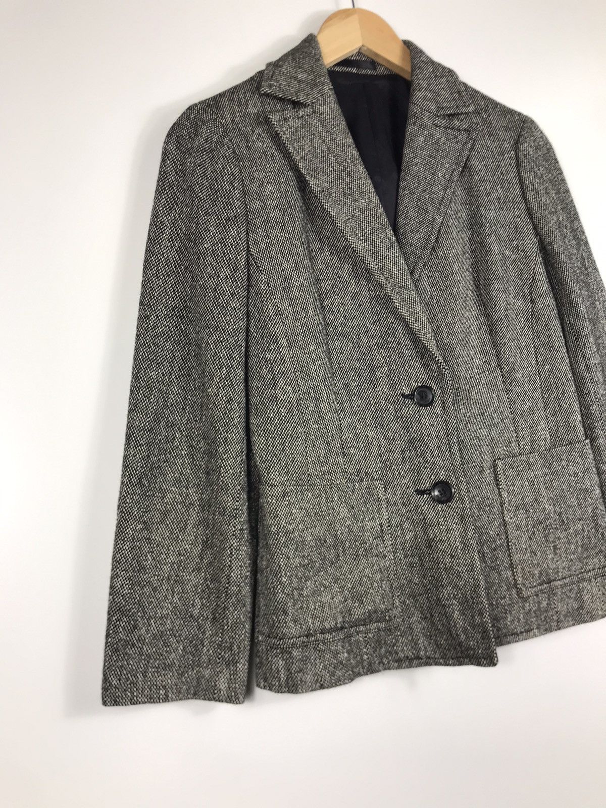Burberry 🔥Burberry Wool Tweed Button Coat Jacket Size XS / US 0-2 / IT 36-38 - 2 Thumbnail