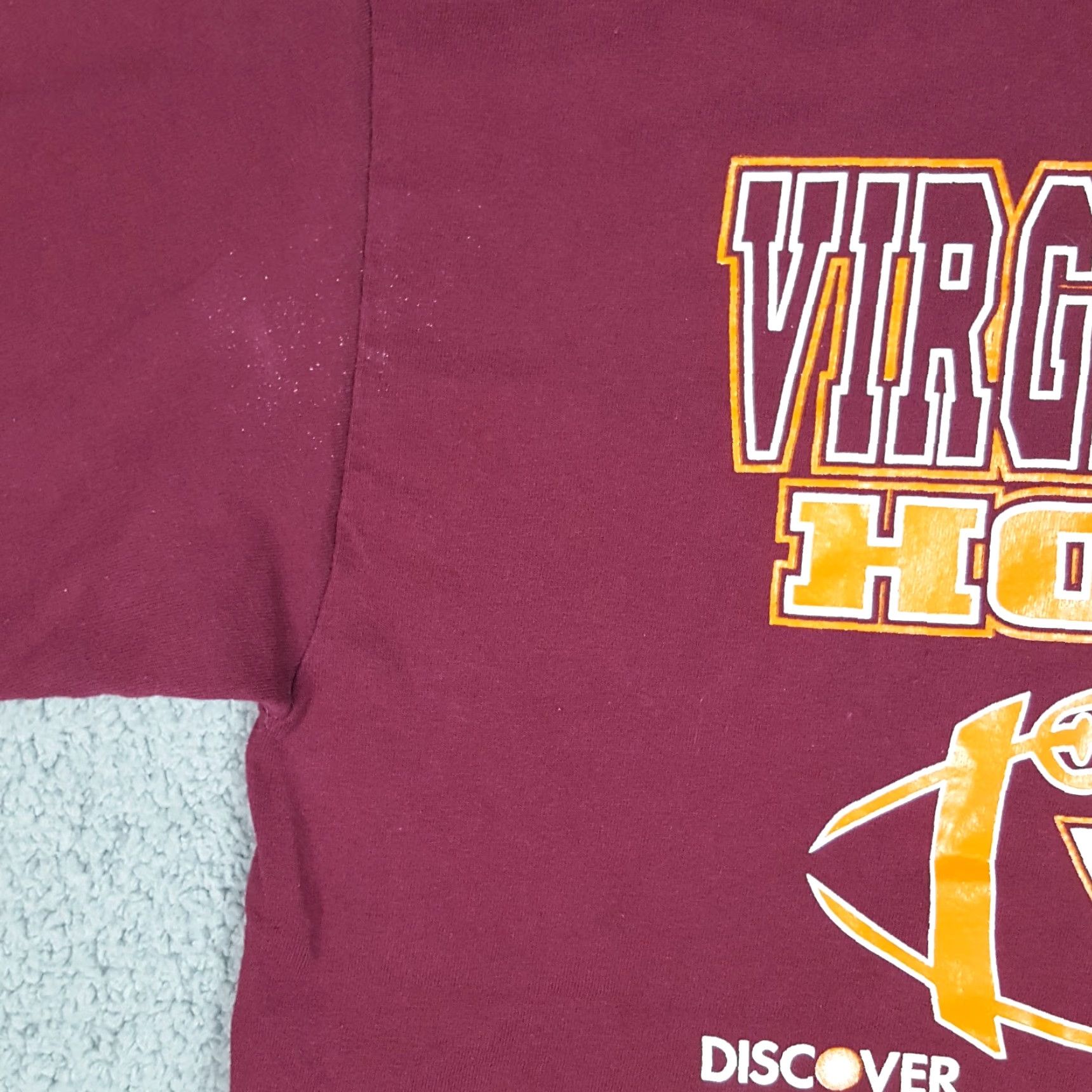 NCAA Vintage Virginia Tech Hokies NCAA Football T-Shirt Large NCAA Vintage 90s Y2K Sports Mens Size US L / EU 52-54 / 3 - 3 Thumbnail