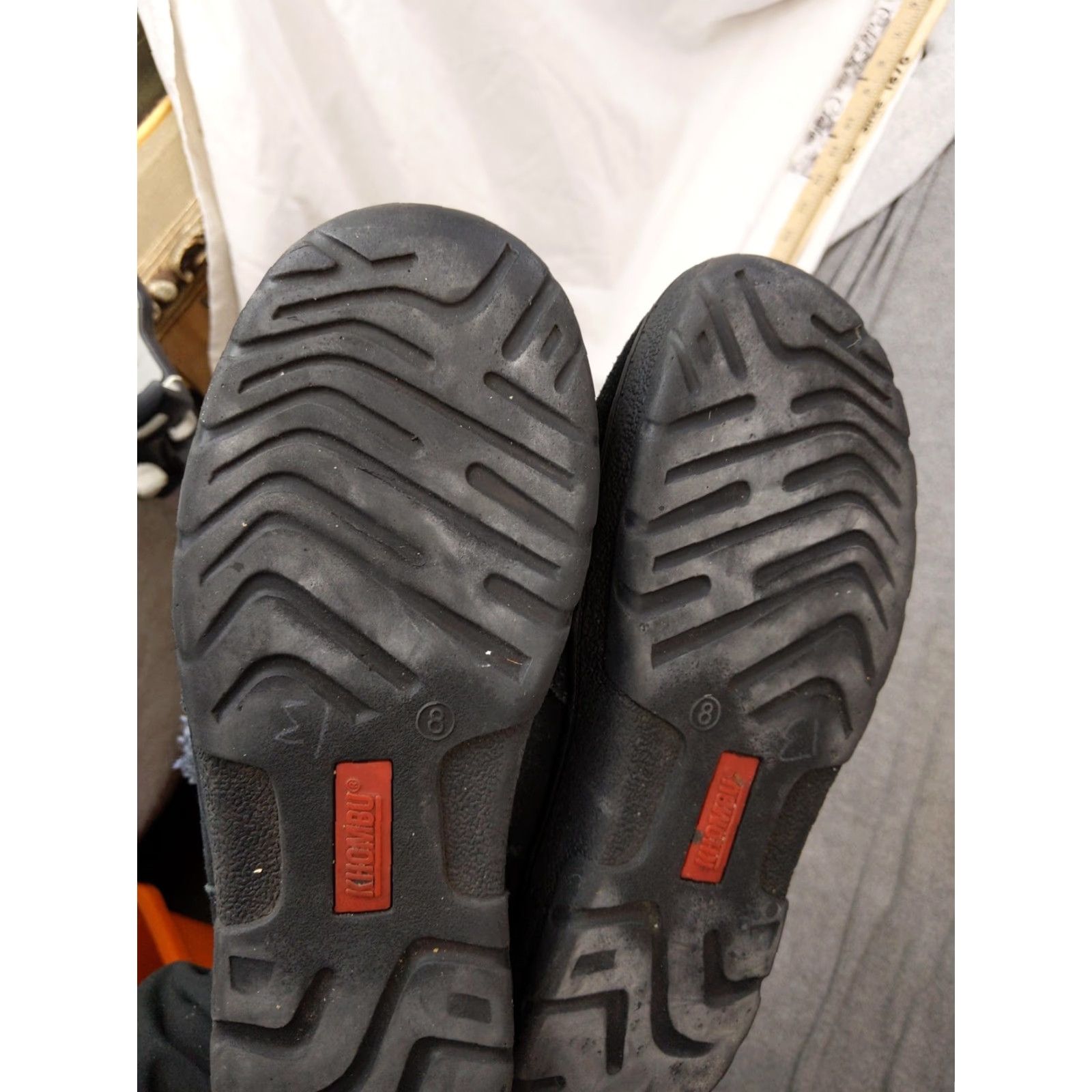 Vintage Khombu Jessica Snow Boots Womens Size 8 39 Black Leather Fur Ankle Zip Wedge Size US 8 / IT 38 - 7 Thumbnail