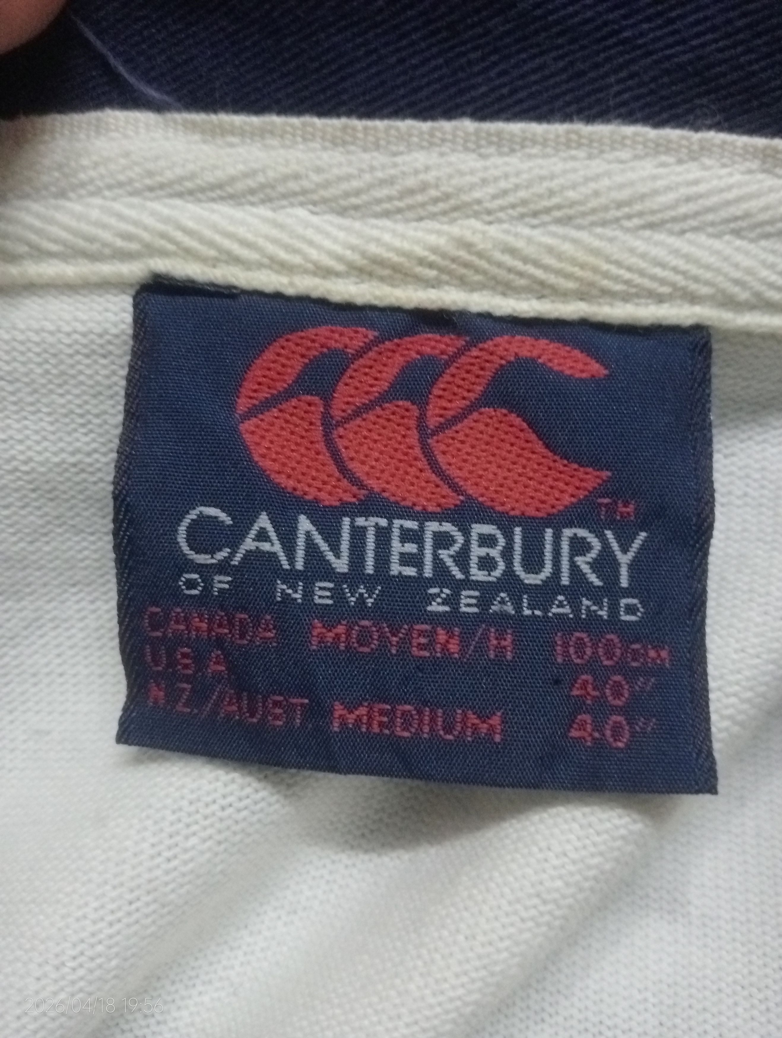 Canterbury of New Zealand Vintage '80s Canterbury of New Zealand Polos Rugby Jersey Size US S / EU 44-46 / 1 - 4 Thumbnail