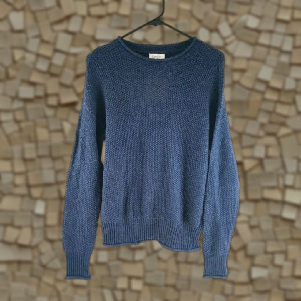 Jessica Simpson Jessica Simpson Sweater Women’s Size Small Navy Blue Round Neck Ribbed Cuff NEW Womens Size Small Navy Blue Sweater Size S / US 4 / IT 40 - 1 Thumbnail