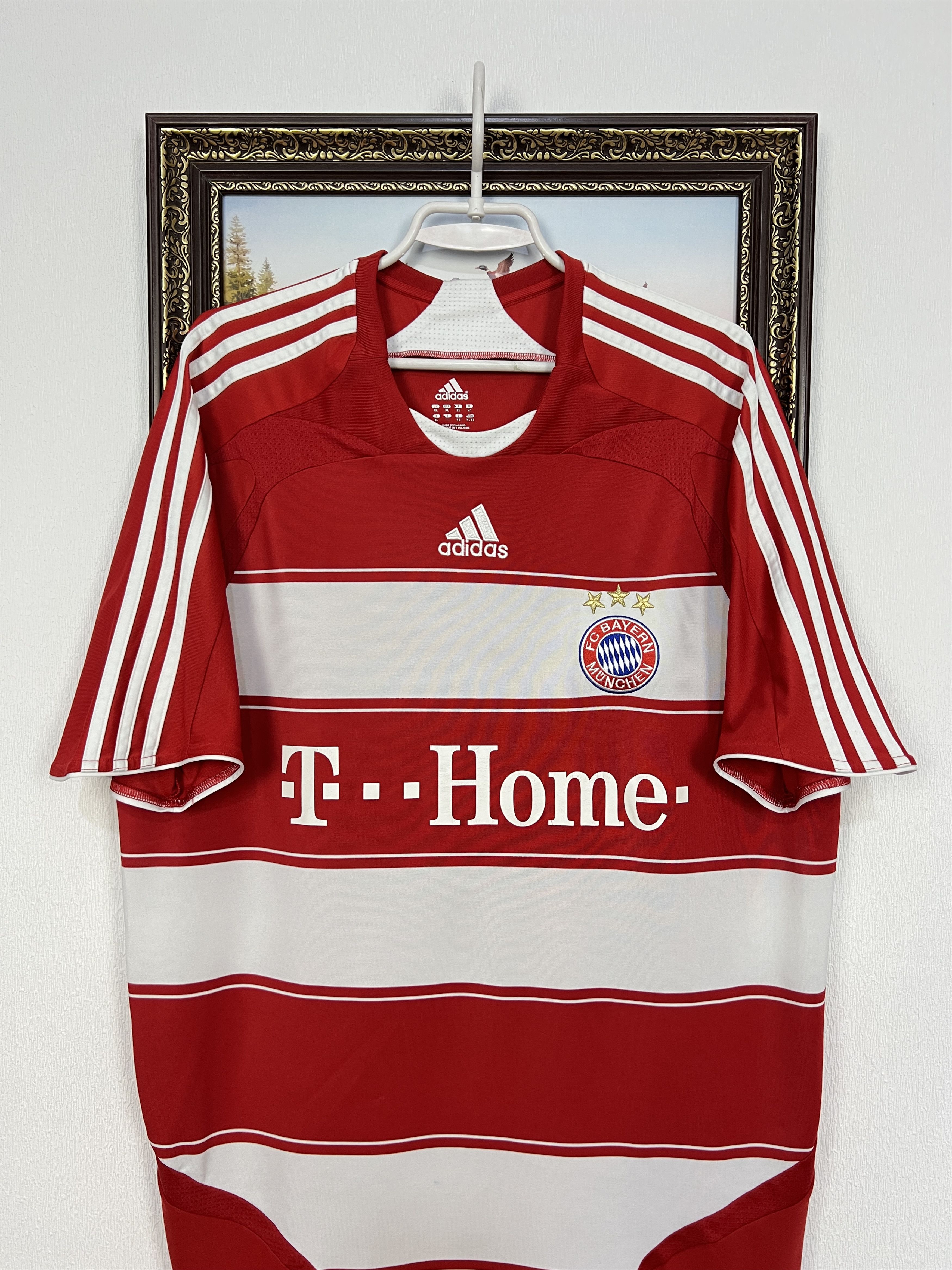 Adidas Bayern Munich Home football shirt 2007 Soccer Adidas Size US XL / EU 56 / 4 - 2 Thumbnail