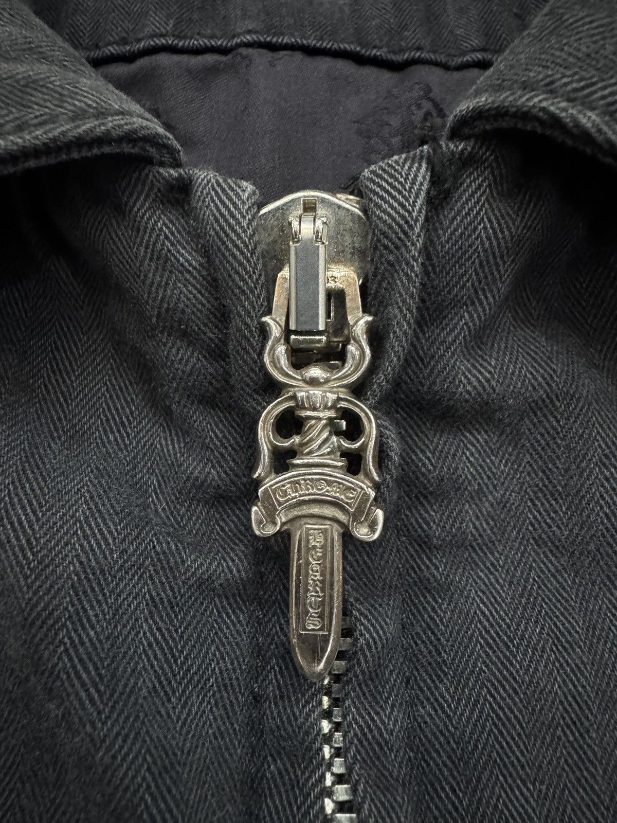 Chrome Hearts Chrome Hearts KB24 Khaki Denim Jacket Rare Size US L / EU 52-54 / 3 - 5 Thumbnail