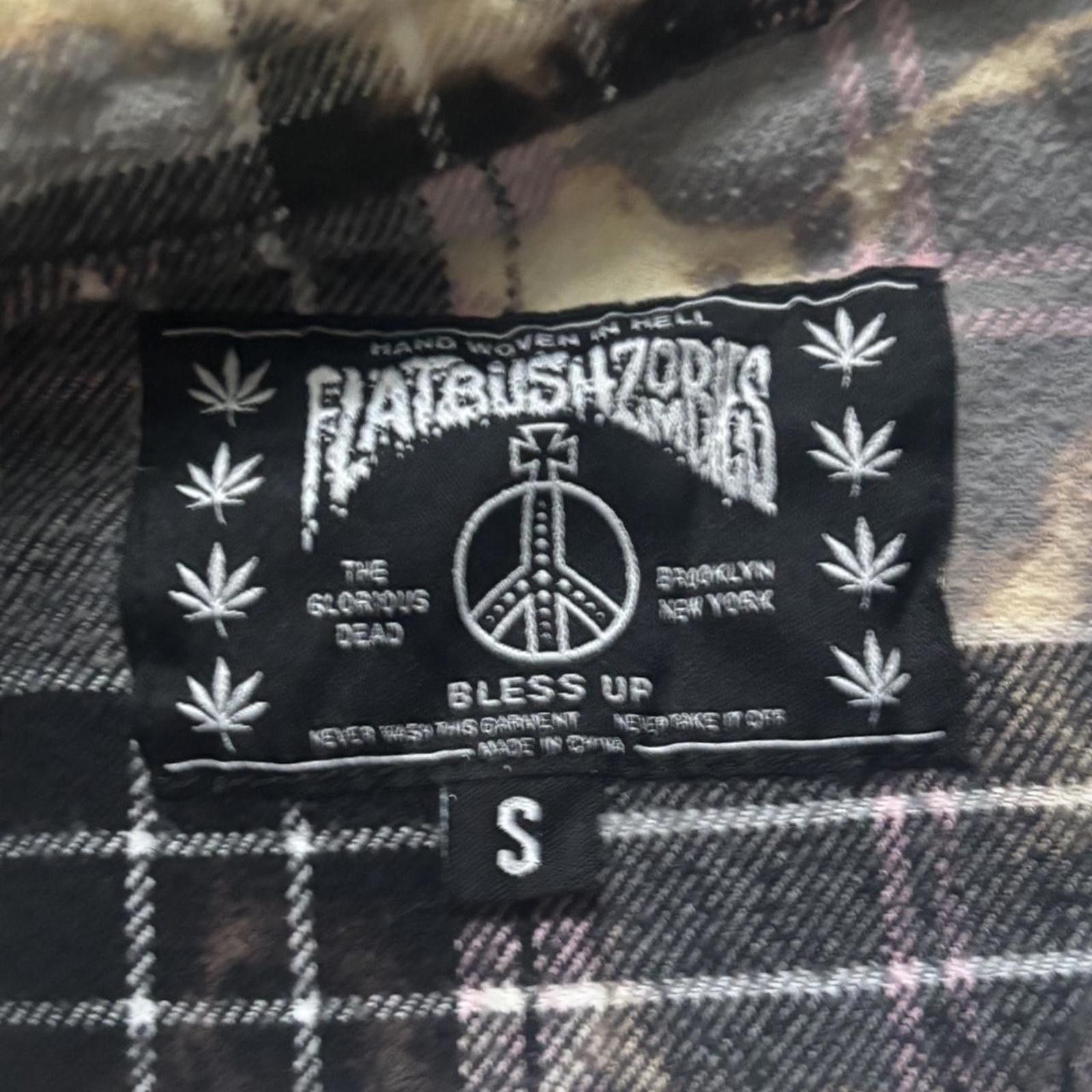 Other Flatbush Zombies RARE Flannel Shirt Distressed Look A$AP Mob Size US S / EU 44-46 / 1 - 2 Thumbnail
