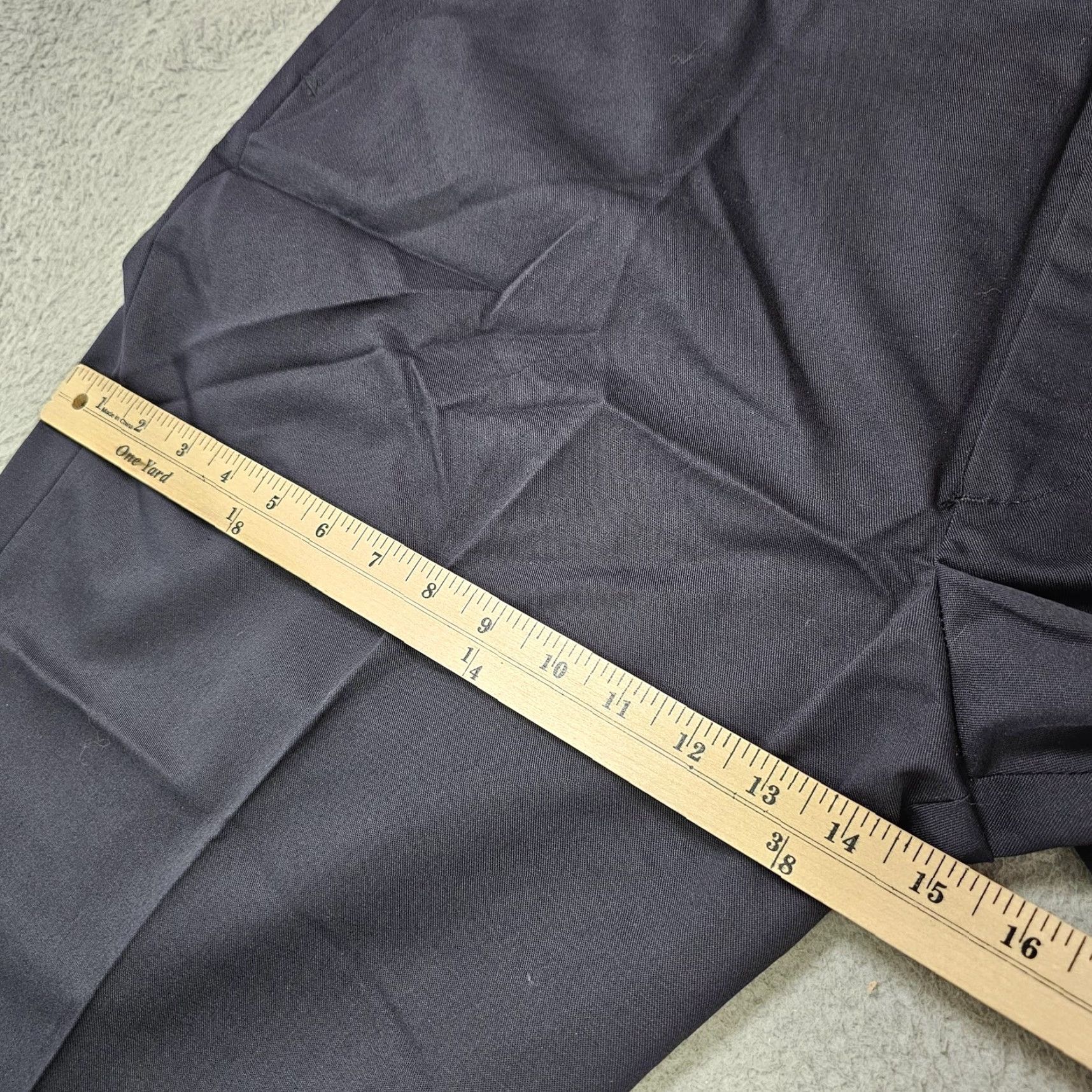 Vintage Flying Cross Dress Pants Mens 44x32 Navy Blue Uniform Workwear Polyester Cotton Size US 44 / EU 60 - 5 Thumbnail