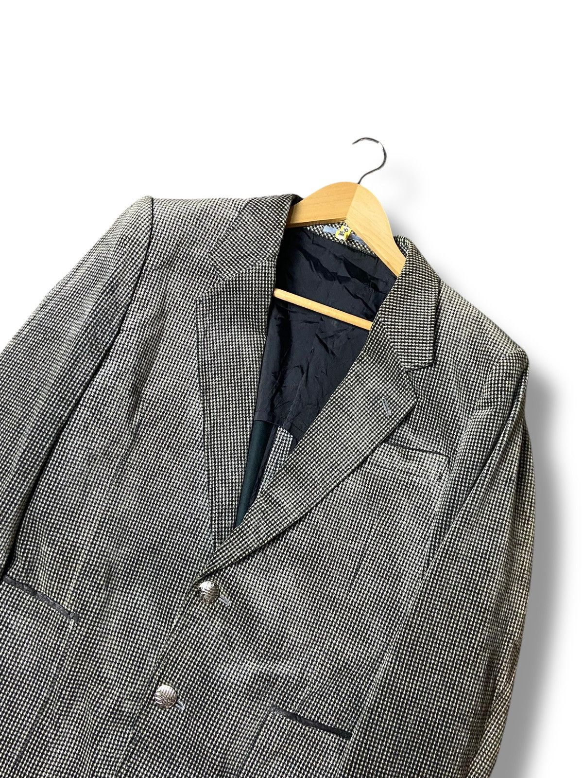 Lanvin Lanvin Paris Checkered Velvet Blazer (149) Size US XXS / EU 40 - 4 Thumbnail