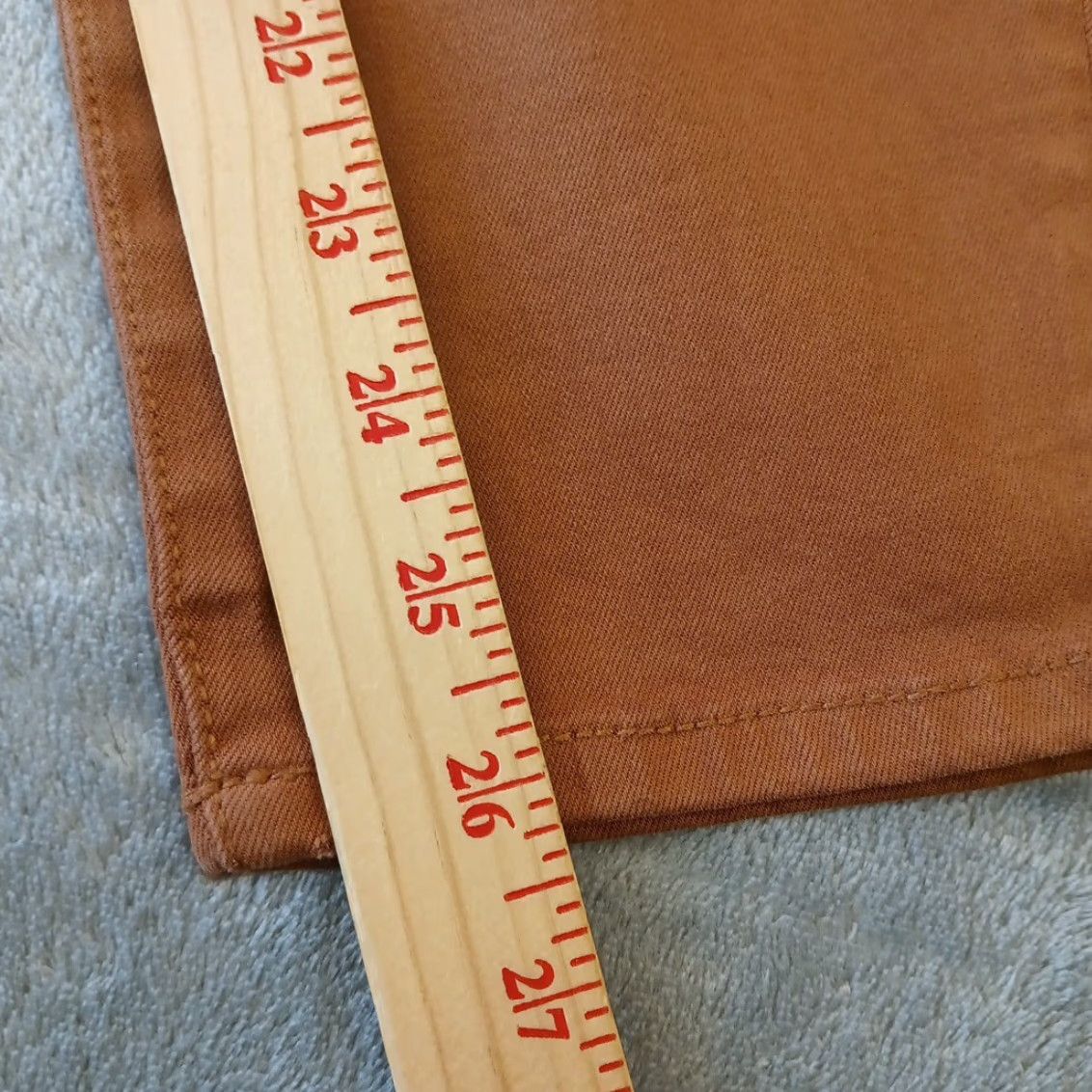 7 For All Mankind 7 For All Mankind Jegging Jeans Womens Size 31 Brown Stretch 31x26 High Rise Boys? Size 24" / US 00 / IT 34 - 5 Thumbnail