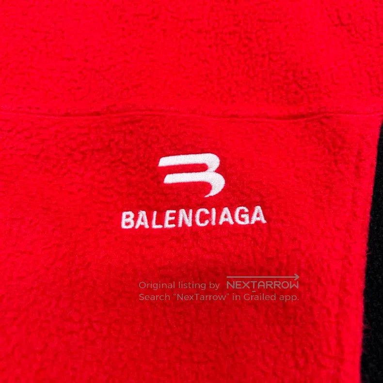 Balenciaga Balenciaga Boomerang Embroidered Teddy Fleece Jacket Size US M / EU 48-50 / 2 - 3 Thumbnail