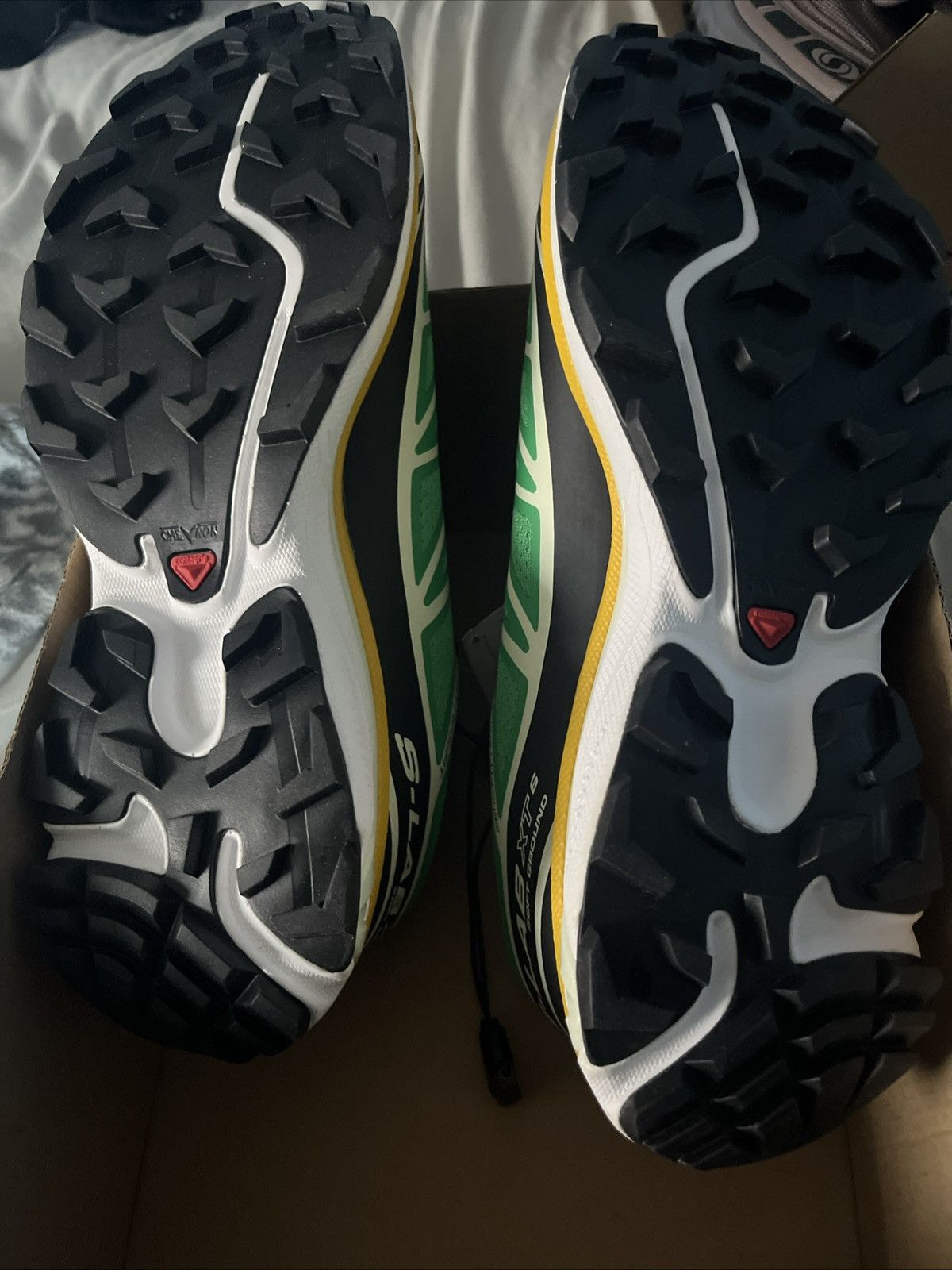 Salomon Salomon XT-6 Men's Bright Green/Black/Sulphur Sneaks Size 11 Size US 11 / EU 44 - 5 Thumbnail