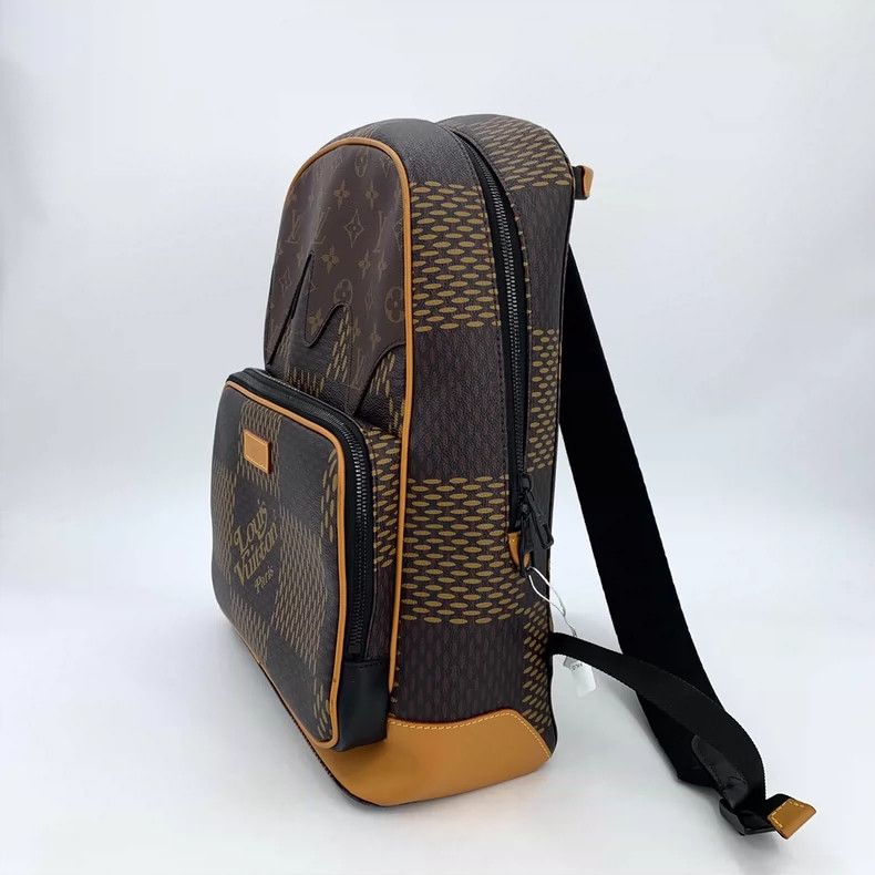 Louis Vuitton Louis Vuitton Brown logo presbyopic checkerboard backpack Size ONE SIZE - 3 Thumbnail