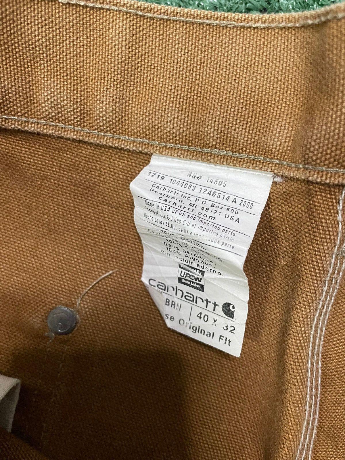 Carhartt Carhartt tan double knee pants Size US 40 / EU 56 - 4 Thumbnail