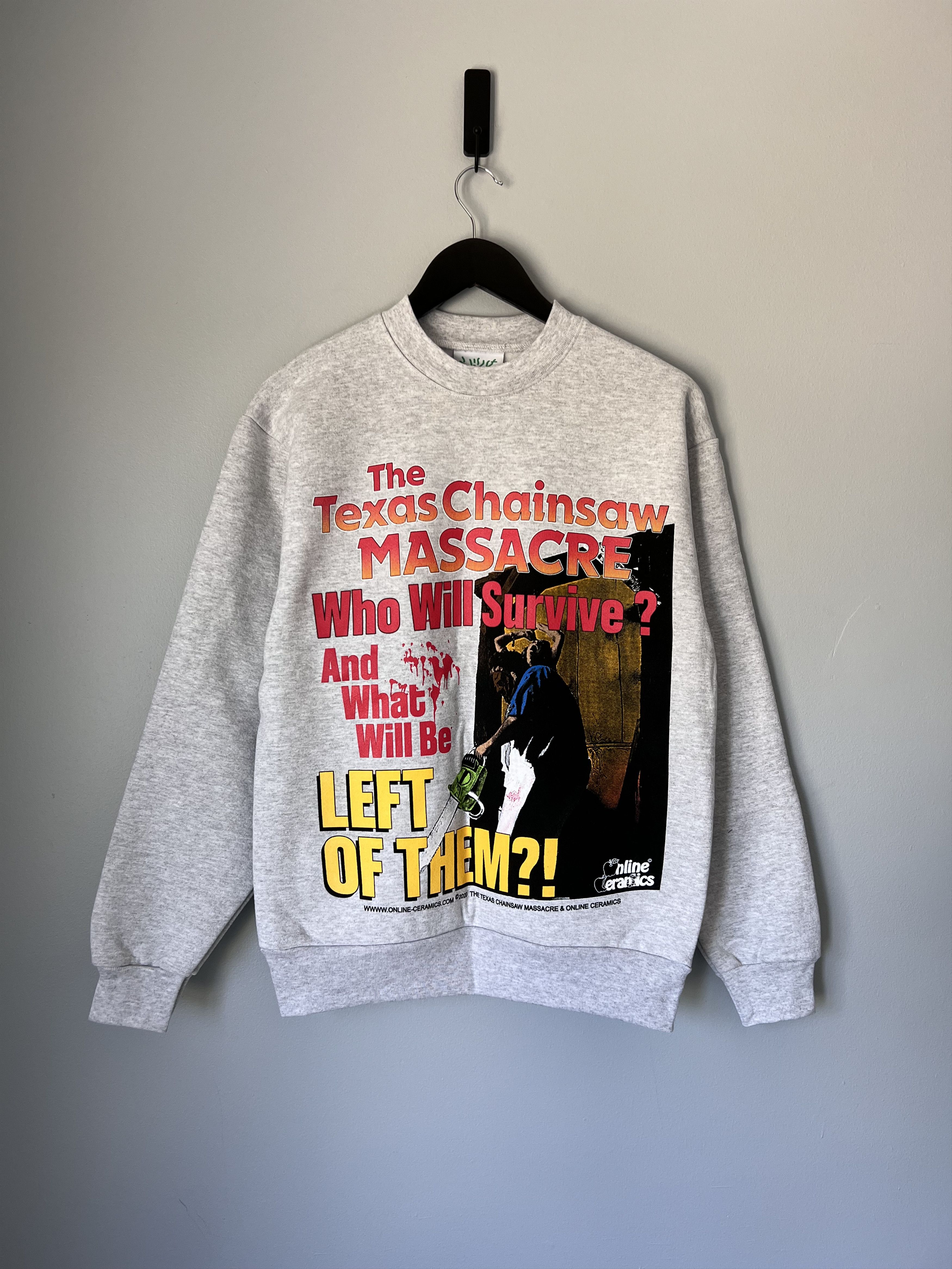 Online Ceramics Online Ceramics Texas Chain Saw Massacre Crewneck Sweatshirt Size US S / EU 44-46 / 1 - 1 Thumbnail