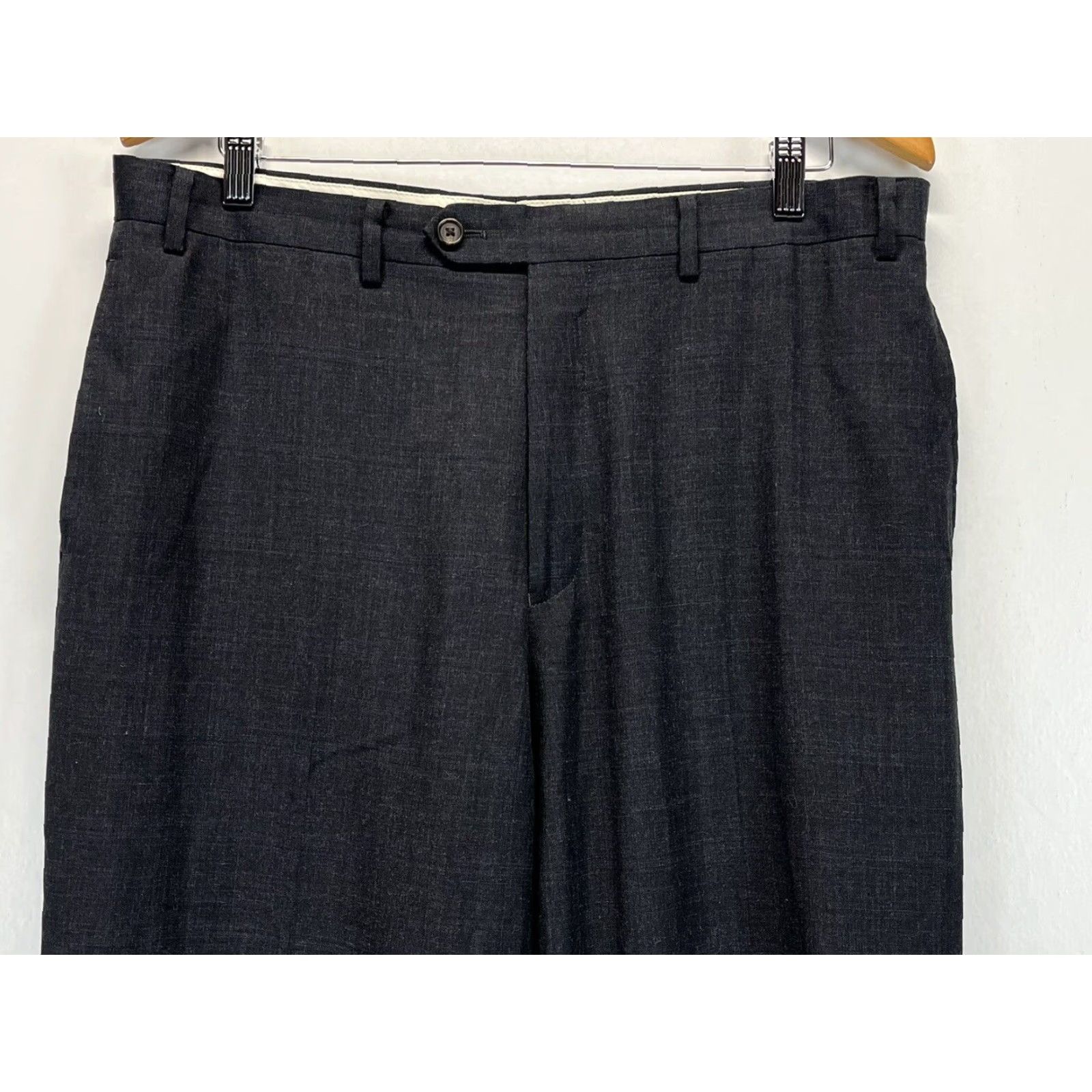 Ralph Lauren RALPH Ralph Lauren Dress Pants Sz 36 X 32 Mens Flat Front Blue Career Business Size US 36 / EU 52 - 3 Thumbnail