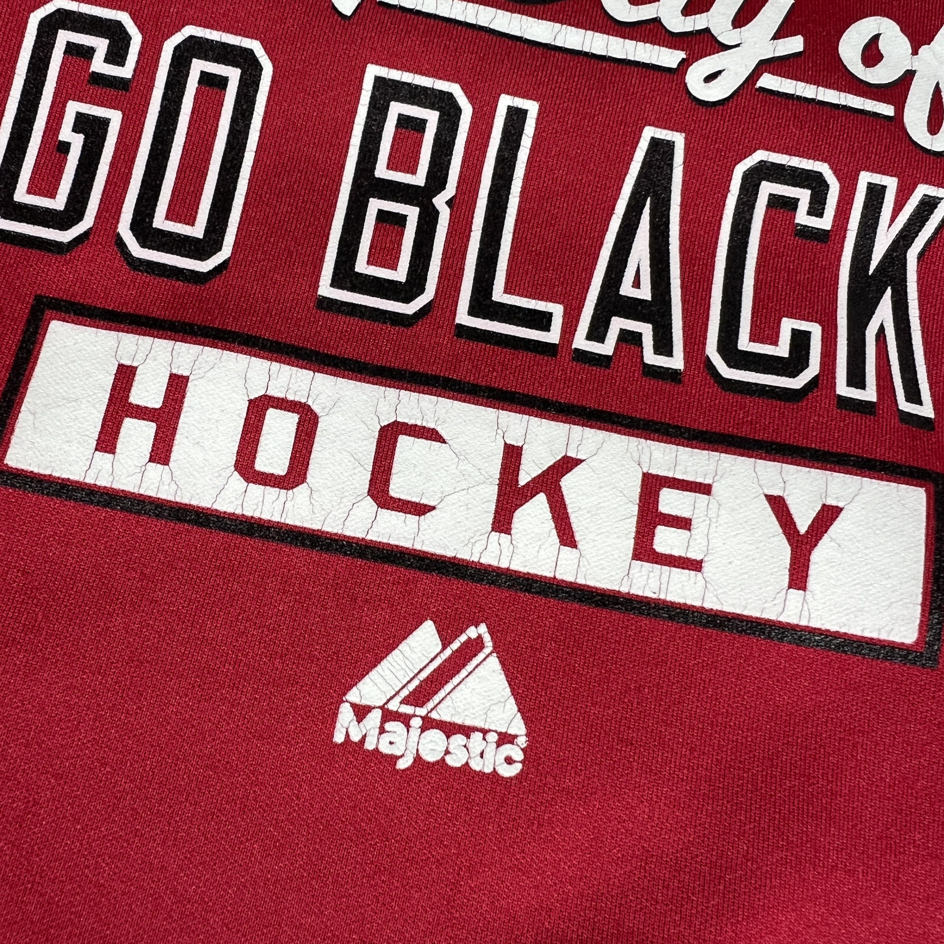 Majestic × NHL Majestic NHL Chicago Blackhawks Hockey Therma Base Hoodie Size US L / EU 52-54 / 3 - 4 Thumbnail