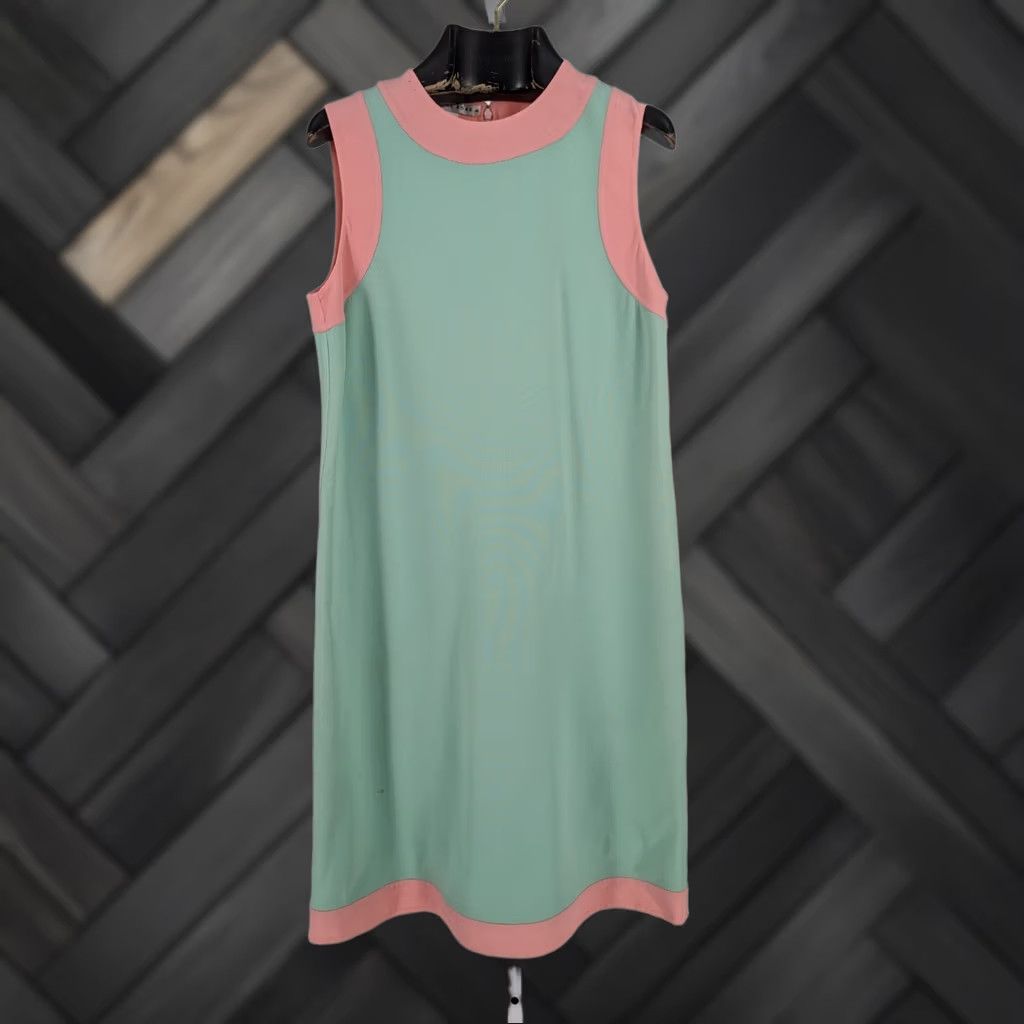 Michael Kors VINTAGE Michael Kors Dress Pencil Dress Womens 8 Pink Wool Stretch 35.5" Knee Length Italy Celine Sz 8 XS Size M / US 6-8 / IT 42-44 - 1 Thumbnail
