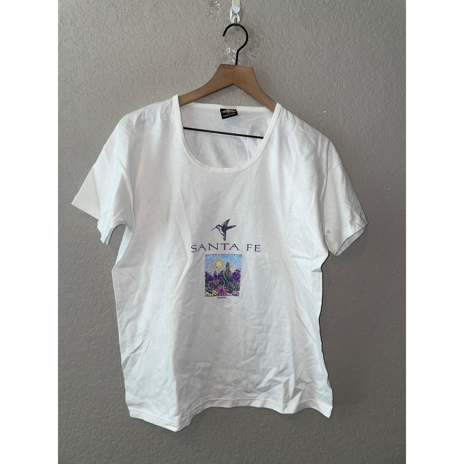 Vintage Womens Vintage Santa Fe Shirt Desert Tee Top Women 90s Large Size L / US 10 / IT 46 - 1 Thumbnail