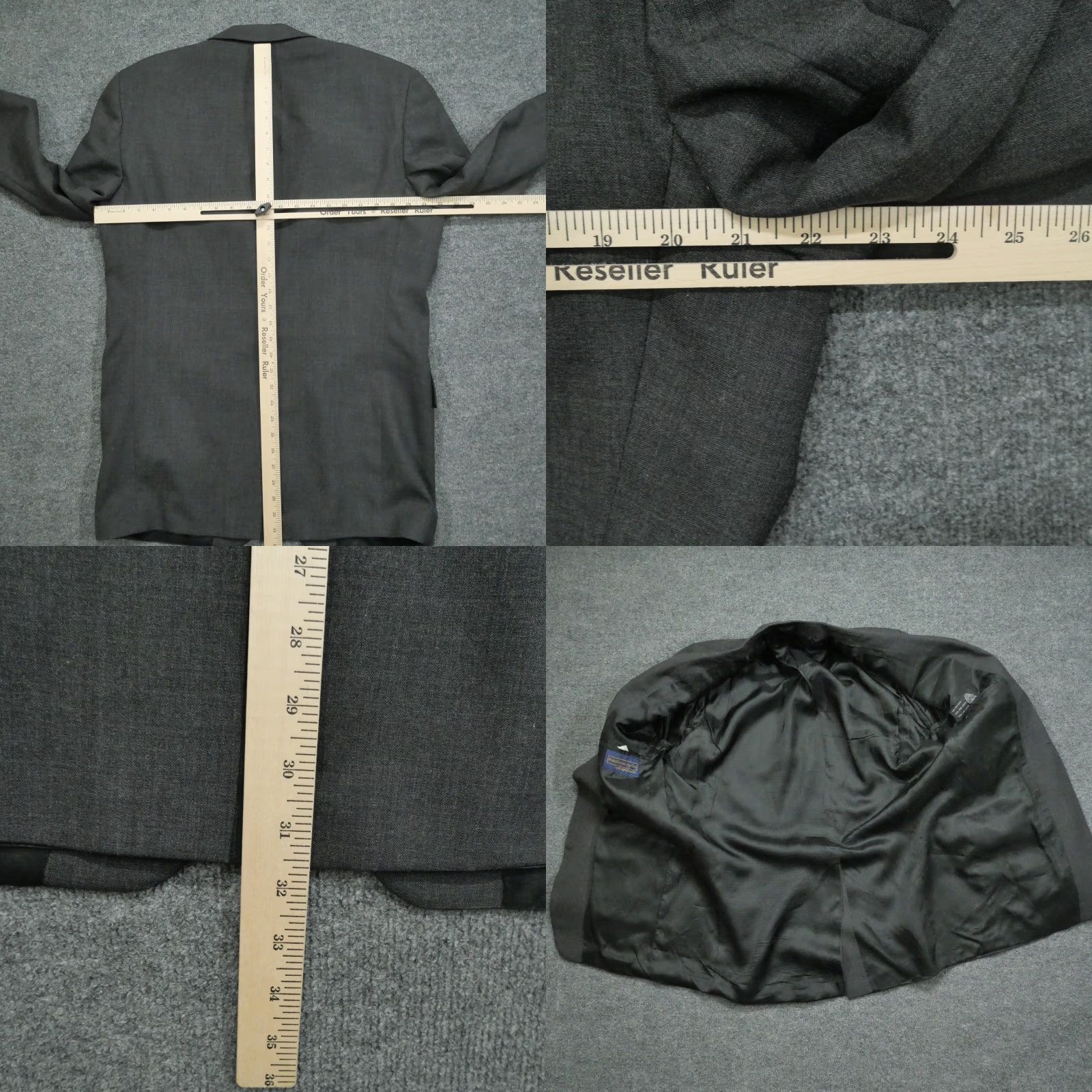Polo Ralph Lauren VINTAGE Polo Ralph Lauren Blazer Jacket Mens 42 Big & Tall Wool Gray 41 Tall Classic USA Modern Overcoat Size US XL / EU 56 / 4 - 8 Thumbnail