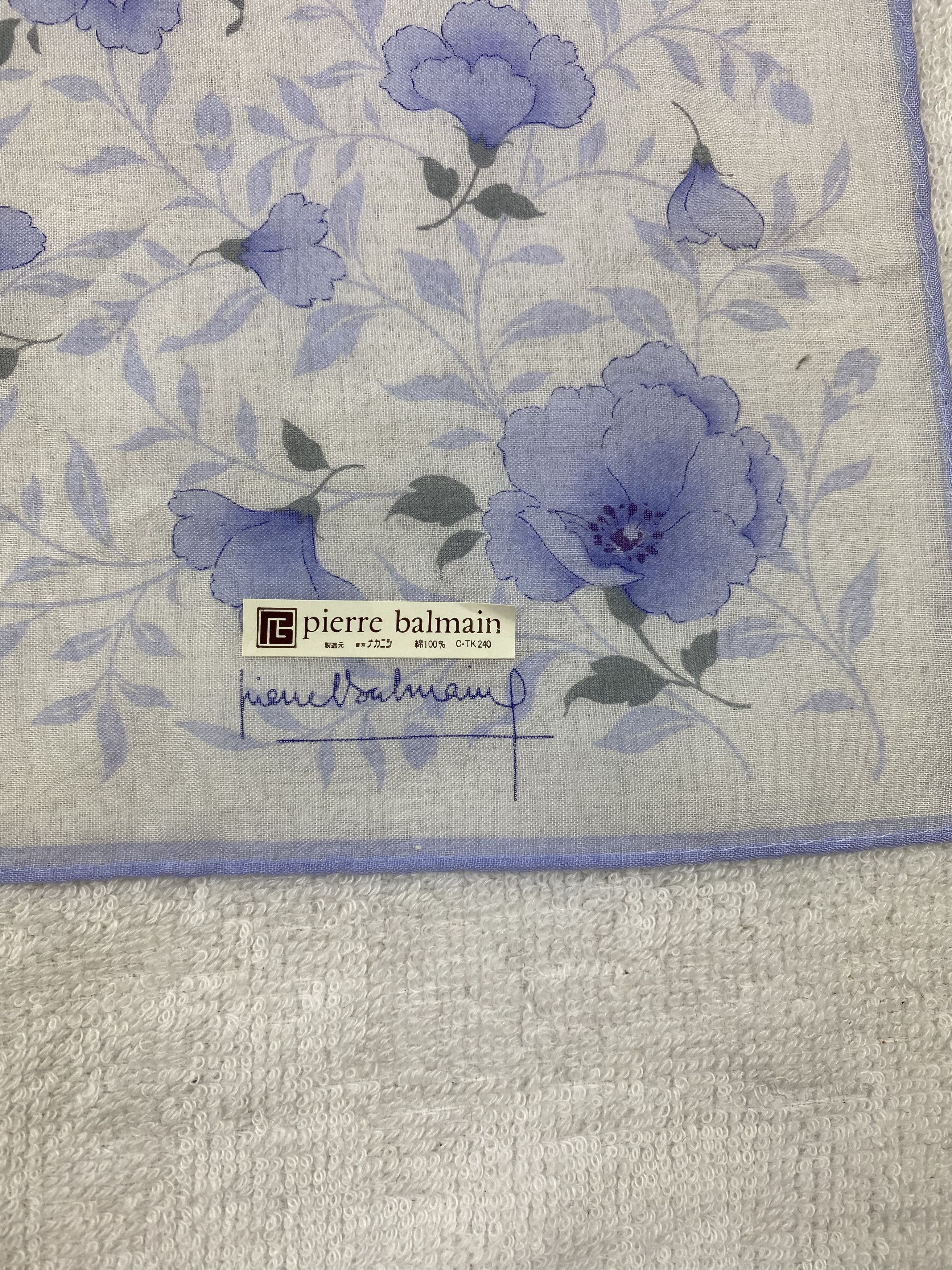 Pierre Balmain × Vintage Pierre Balmain Handkerchief / Bandana / Neckerchief Size ONE SIZE - 5 Thumbnail