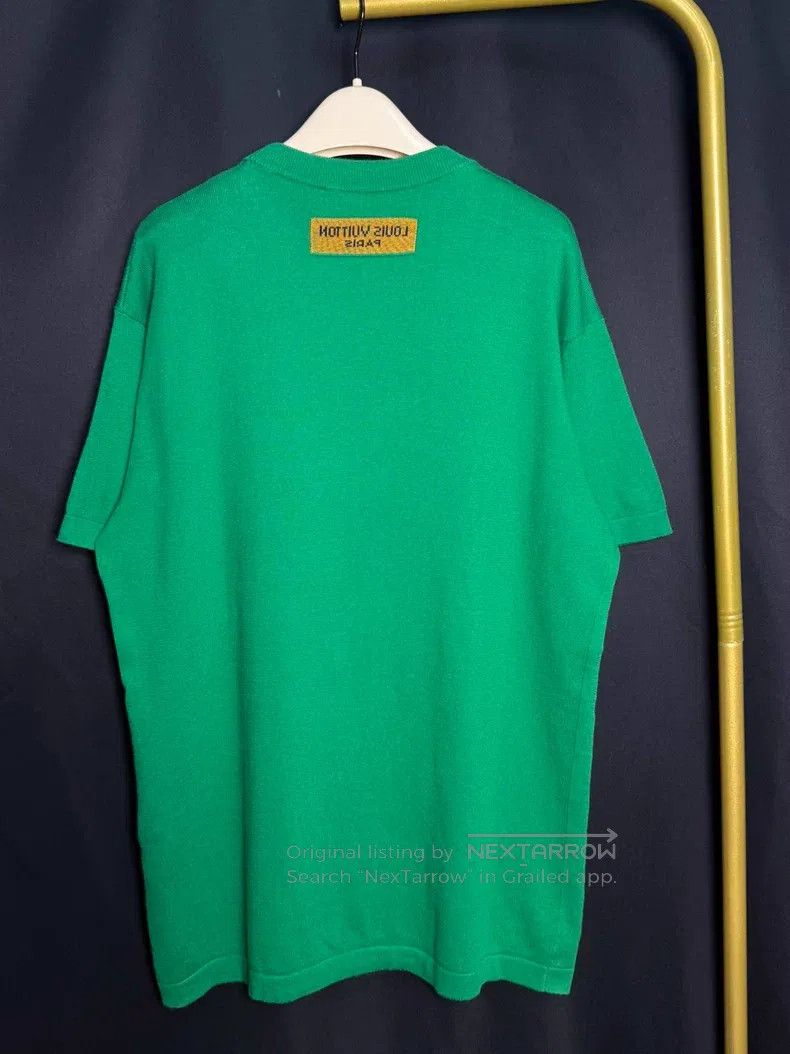 Louis Vuitton Louis Vuitton Green knit logo short sleeves Size US M / EU 48-50 / 2 - 4 Thumbnail