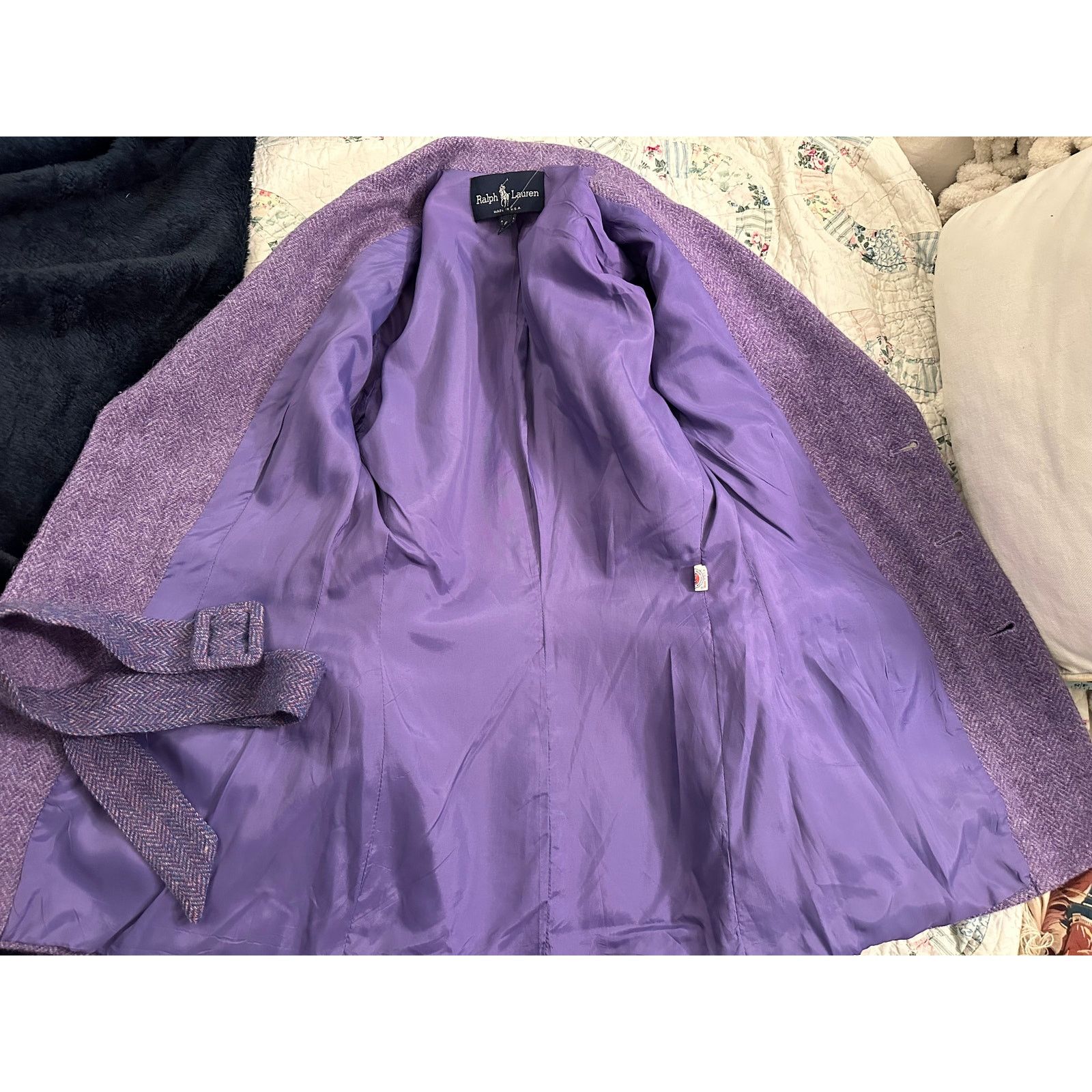 Ralph Lauren VINTAGE UNWORN RALPH LAUREN HARRIS TWEED BLAZER JACKET Size S / US 4 / IT 40 - 5 Thumbnail