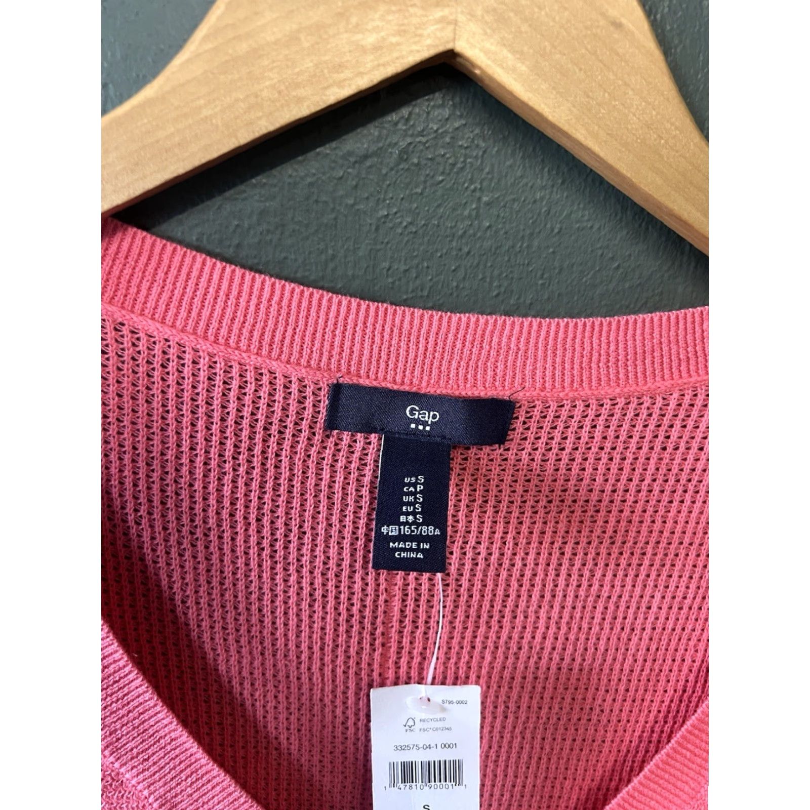 Gap Gap Sweatshirt Pullover Womens Pink Long Sleeve Knit Size S NWT Size S / US 4 / IT 40 - 3 Thumbnail