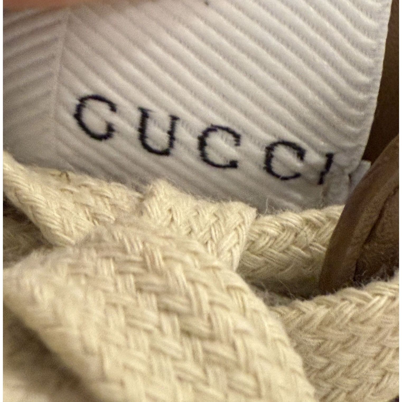 Gucci Gucci GG Supreme Beige & Brown Sneakers Made In Italy Size US 8 / IT 38 - 3 Thumbnail