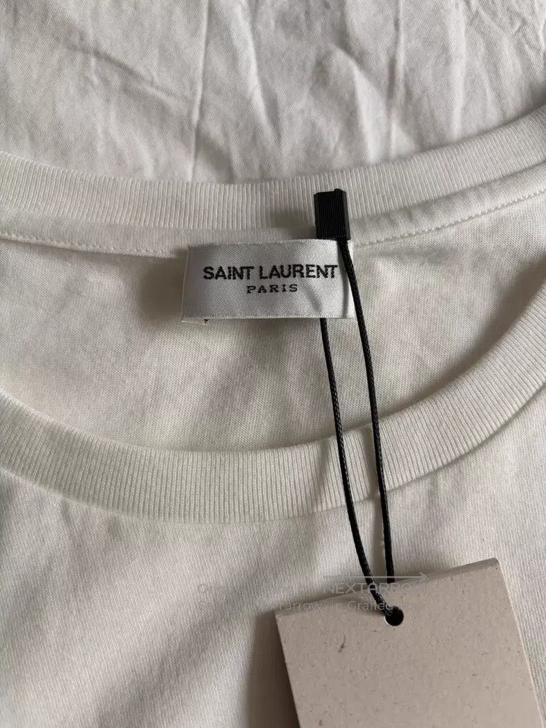 Saint Laurent Paris Saint Laurent Paris Mirror Letter T-Shirt Size US XXL / EU 58 / 5 - 2 Thumbnail