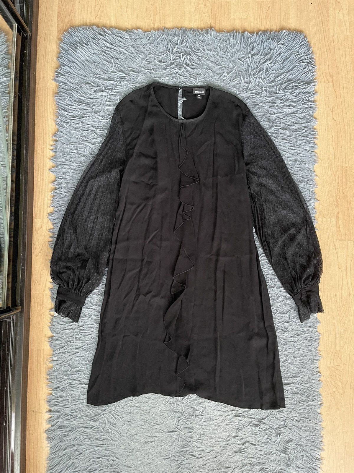 Just Cavalli × Roberto Cavalli Just Cavalli avant garde mesh sleeves dress Size XL / US 12-14 / IT 48-50 - 1 Thumbnail