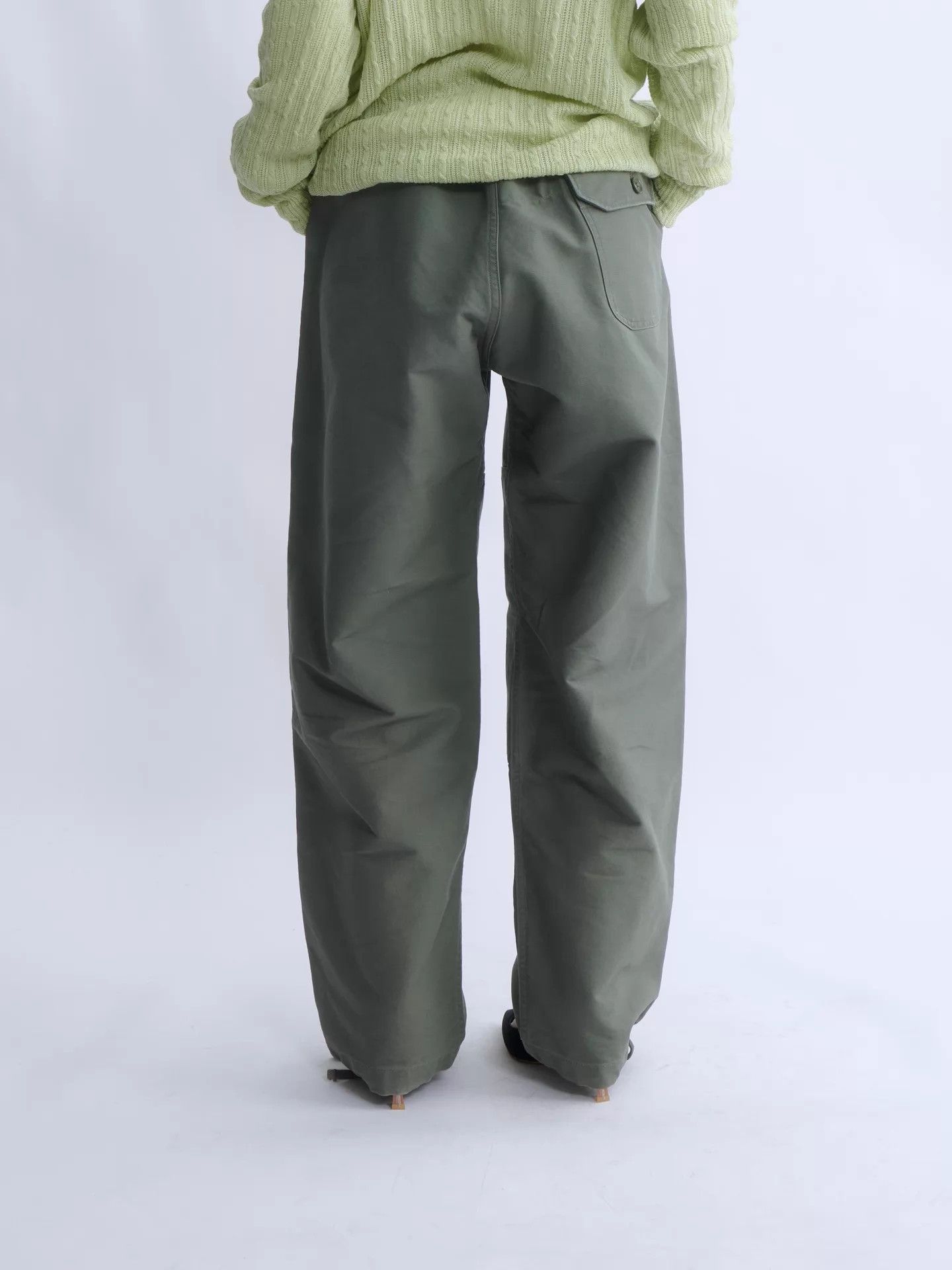 Engineered Garments EG Green Loose Military Work Pants Size L Size US 34 / EU 50 - 2 Thumbnail
