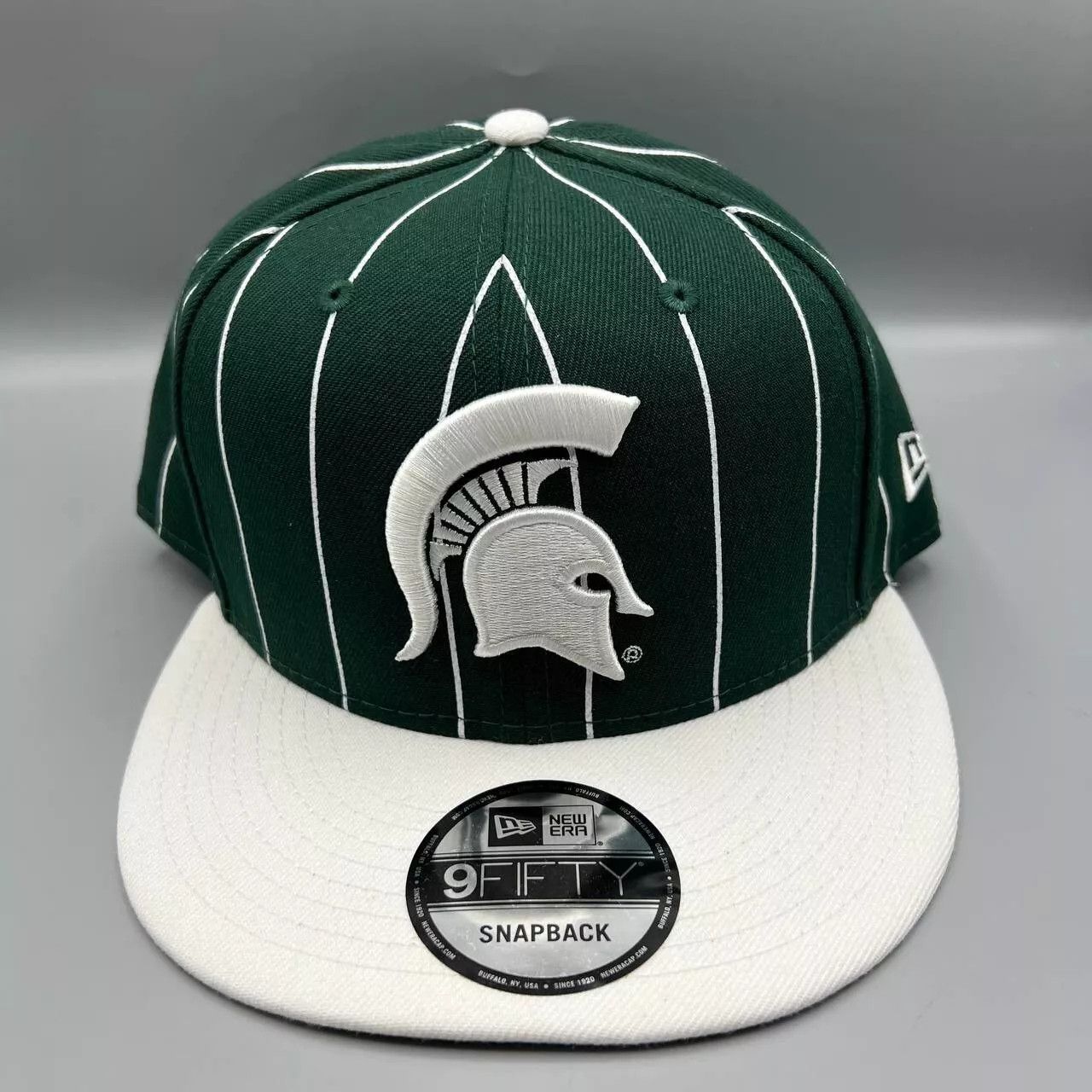 New Era Michigan State Spartans Hat Men Pinstripes 9Fifty New Era Size ONE SIZE - 1 Thumbnail