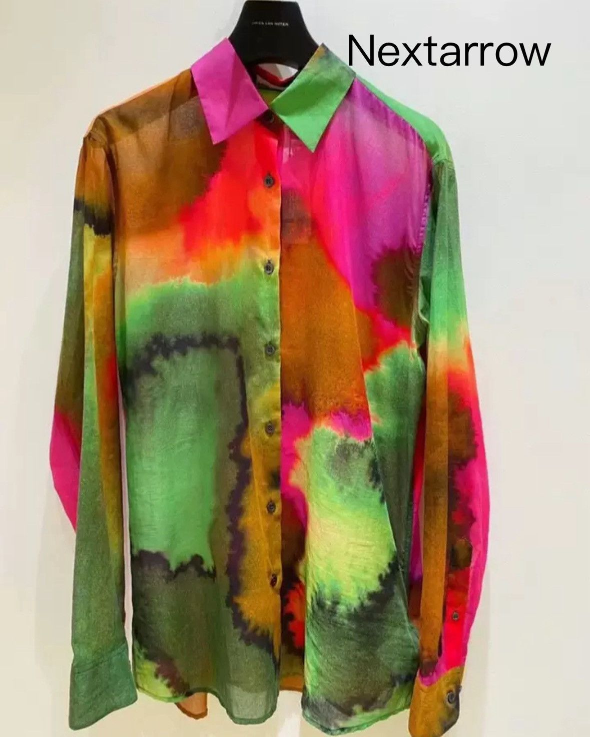 Dries Van Noten Dries van noten Smudged shirt 2412-Nextarrow Size US S / EU 44-46 / 1 - 1 Thumbnail