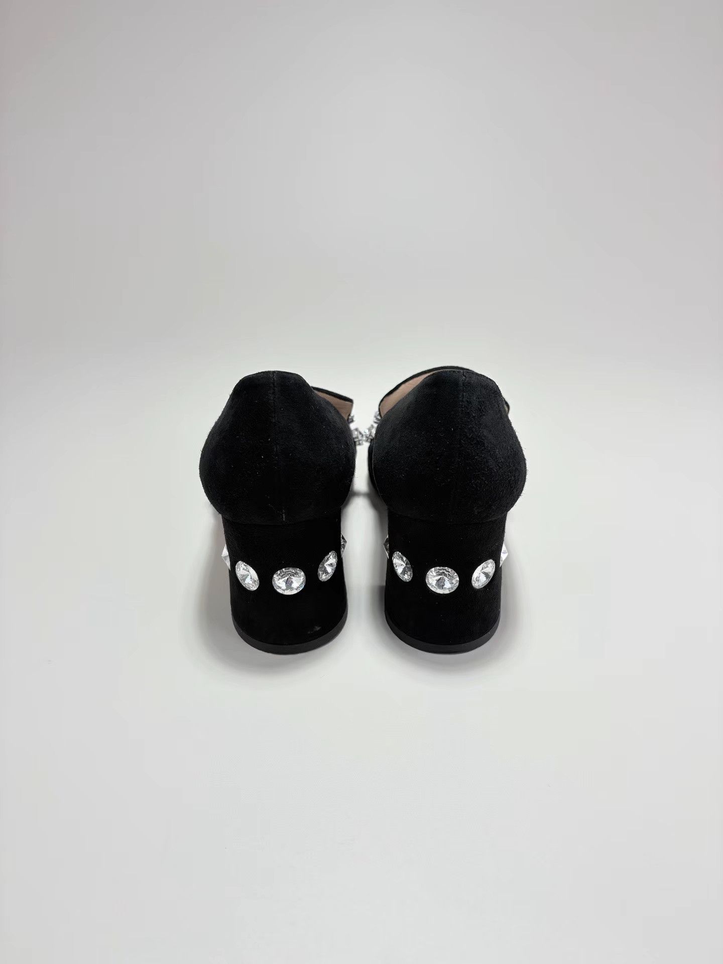Miu Miu MIUMIU Crystal Embellished Heels K1 Size US 7.5 / IT 37.5 - 3 Thumbnail