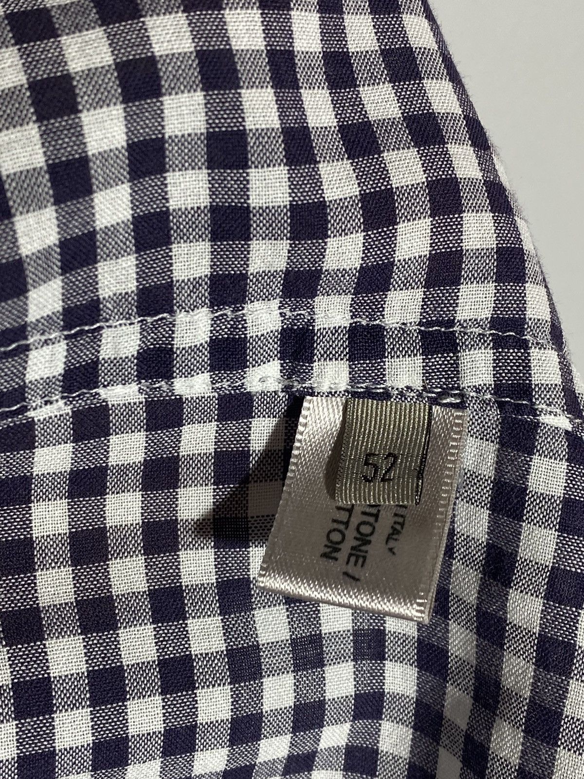 Bottega Veneta Bottega Veneta long sleeve checked shirt Size US L / EU 52-54 / 3 - 15 Thumbnail