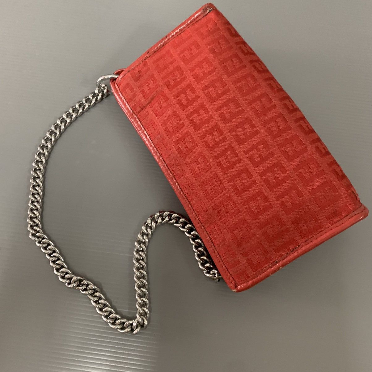 Fendi Fendi Small Chain Pochette Clutch Bag Size ONE SIZE - 11 Thumbnail