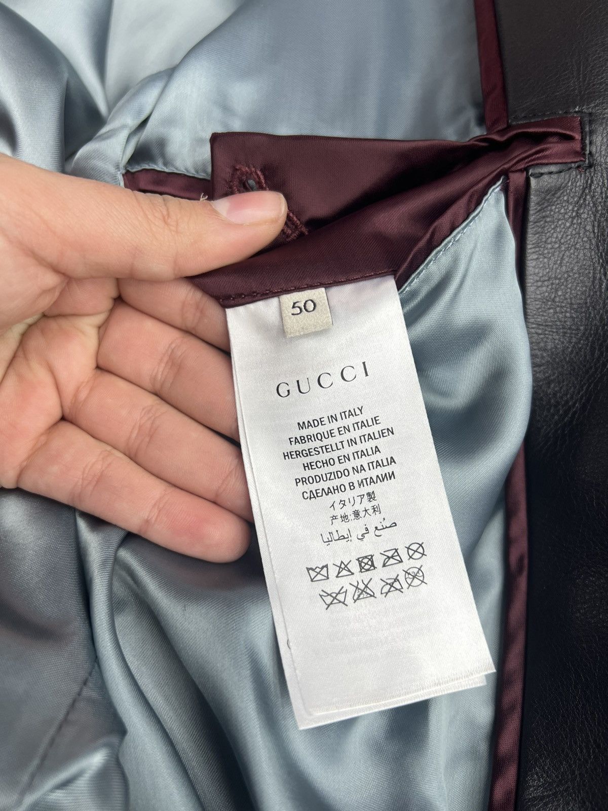 Gucci Gucci Panther Patch Leather Zip Size US M / EU 48-50 / 2 - 8 Thumbnail