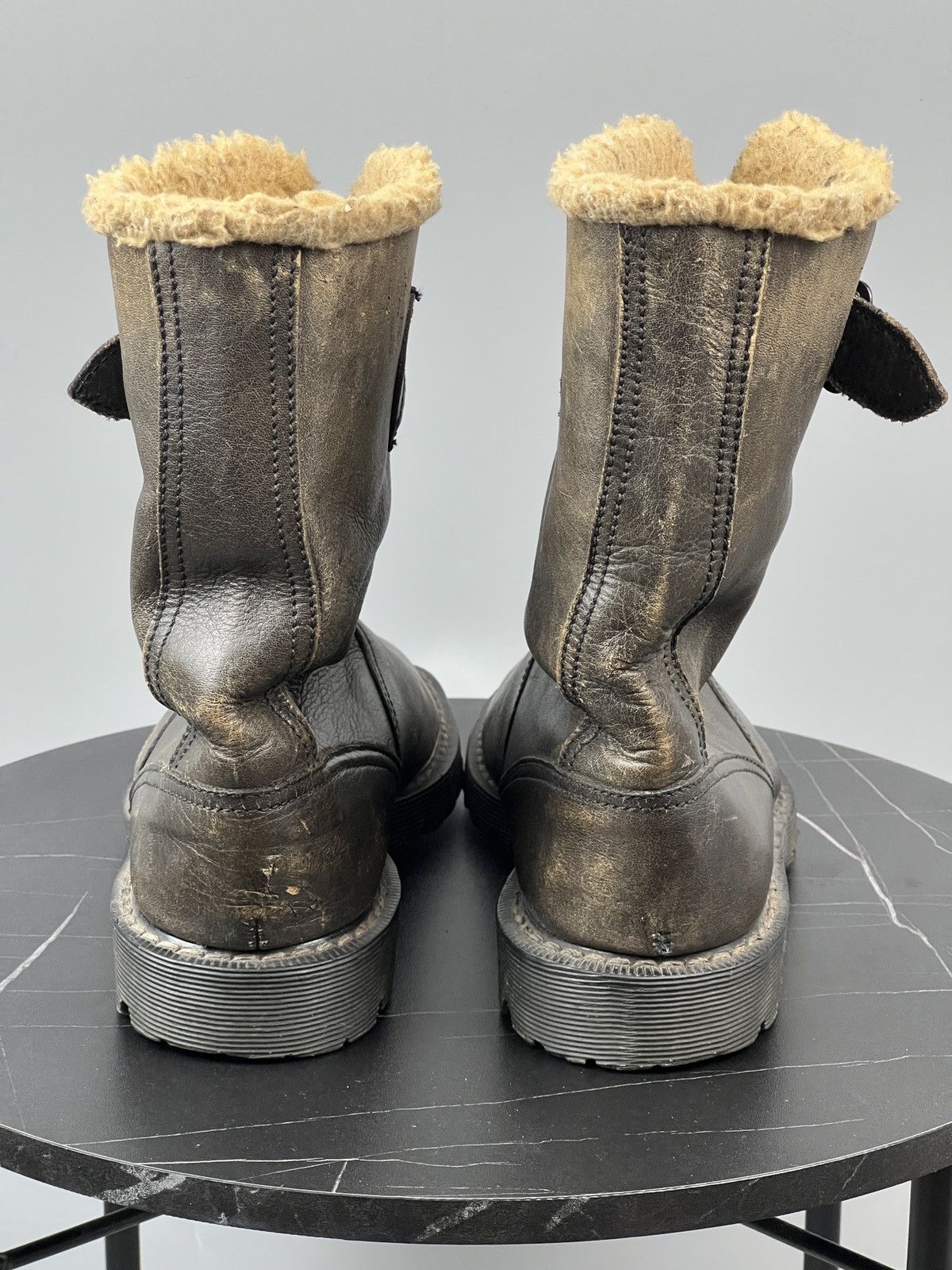 Dr. Martens Vintage Dr.Martens Leather Winter Wool Inner Boots (Y0589) Size US 8 / EU 41 - 10 Thumbnail