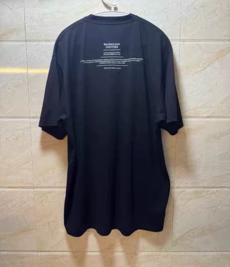 Balenciaga Balenciaga Embroidered slogan crew neck loose short sleeve Size US XS / EU 42 / 0 - 6 Thumbnail