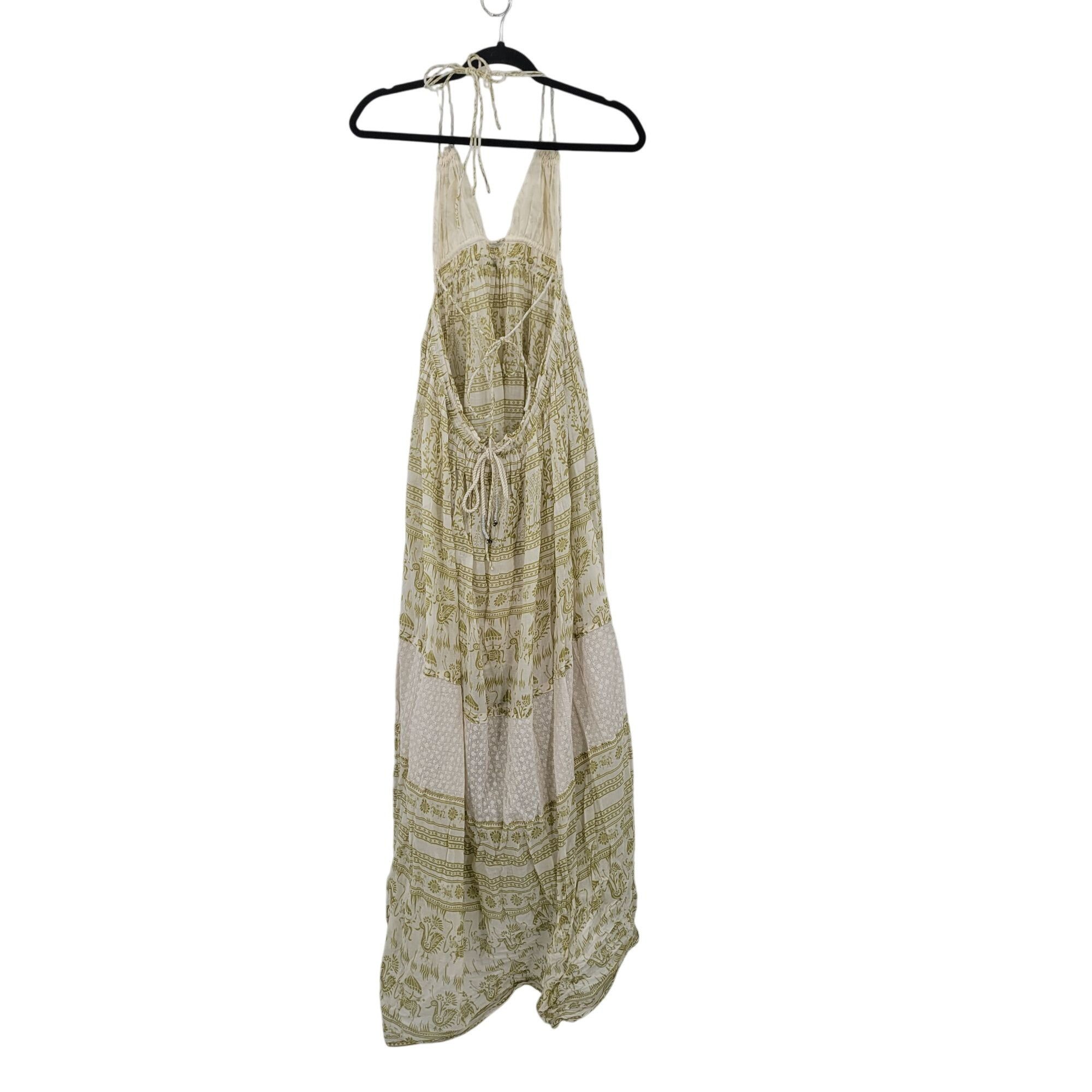 Free People Free People Womens Boho Maxi Dress Halter Open Back Tiered S Size XS / US 0-2 / IT 36-38 - 11 Thumbnail