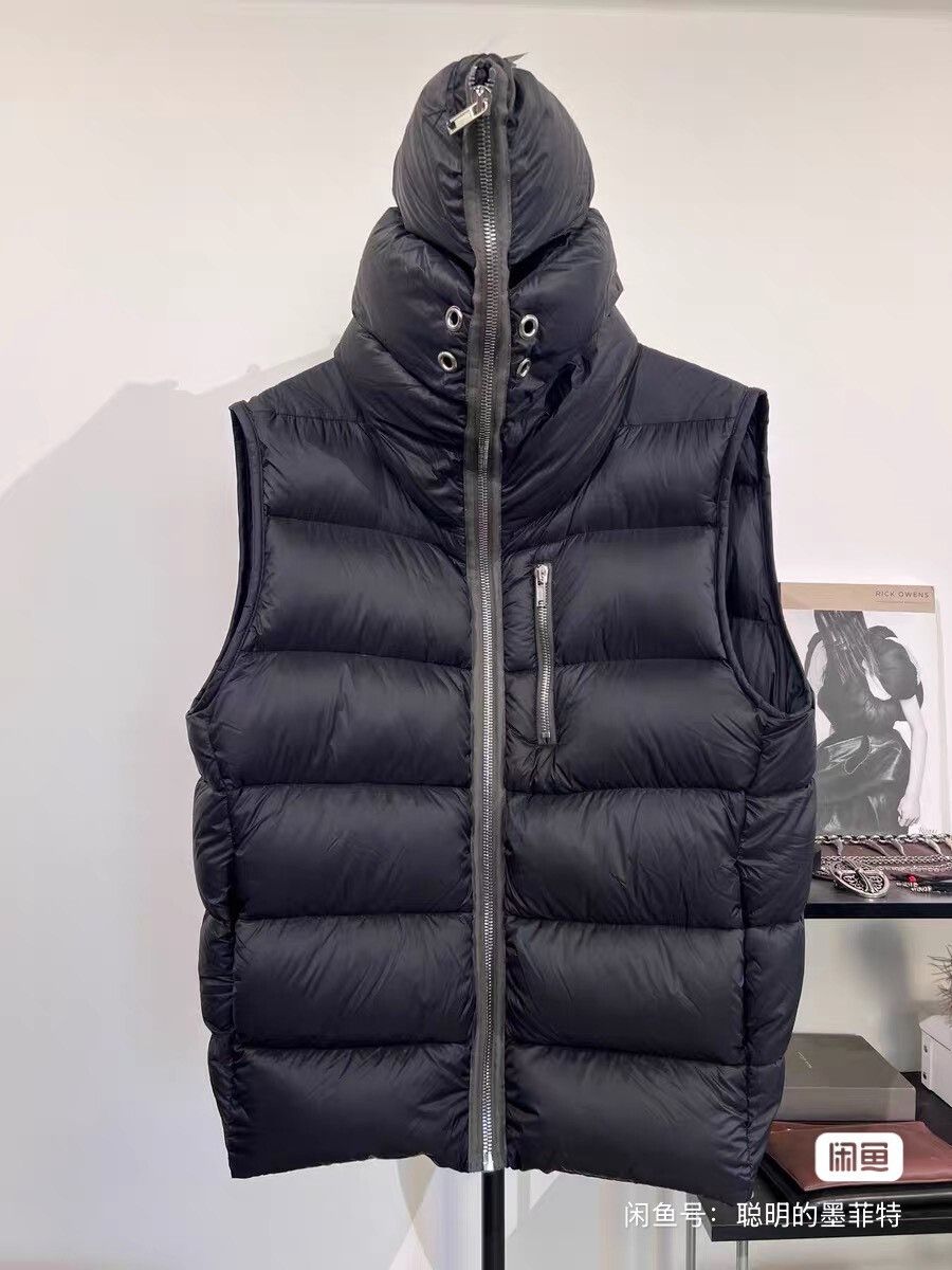 Rick Owens Rick Owens Shark Head Down Vest Size US M / EU 48-50 / 2 - 1 Thumbnail