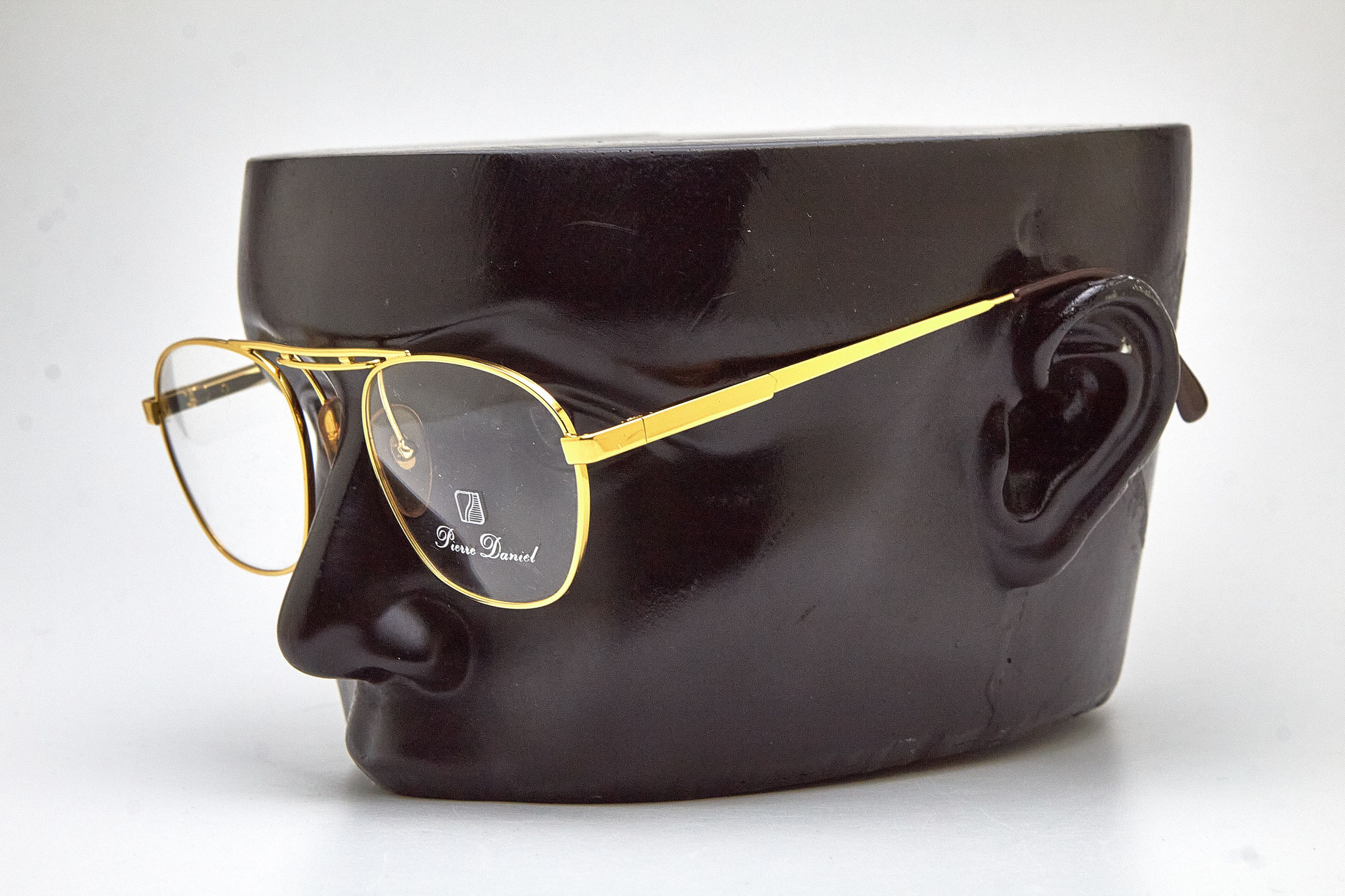 Vintage Old Money Pierre Daniel Pantos Gold Round-Quiet Lux Specs Size ONE SIZE - 8 Thumbnail