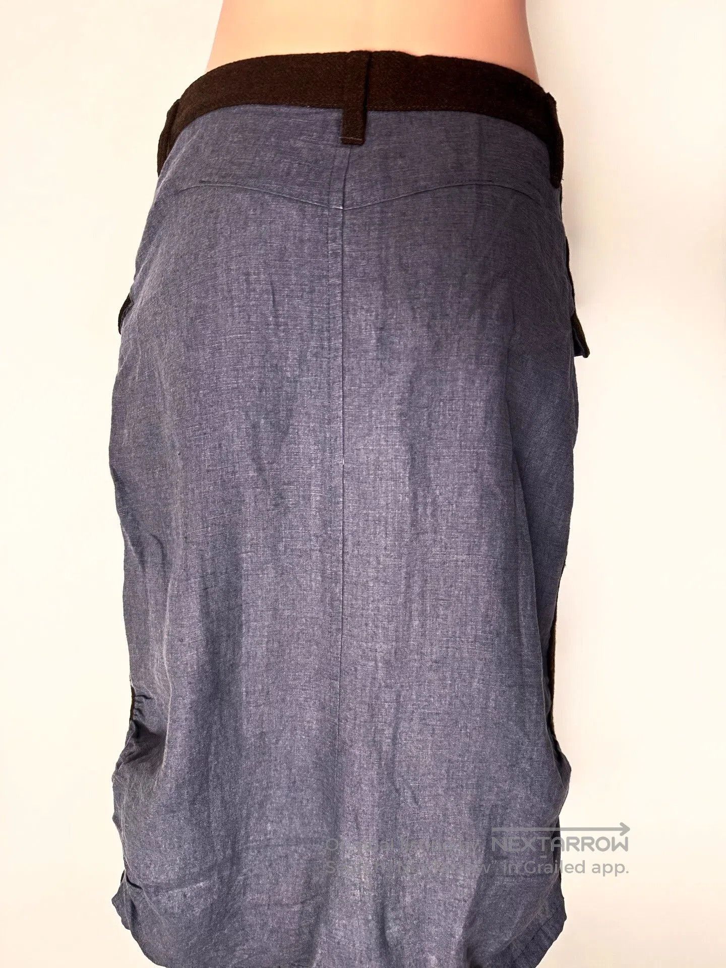 Y's Yohji Yamamoto Patchwork Skirt. Size 29" - 5 Thumbnail