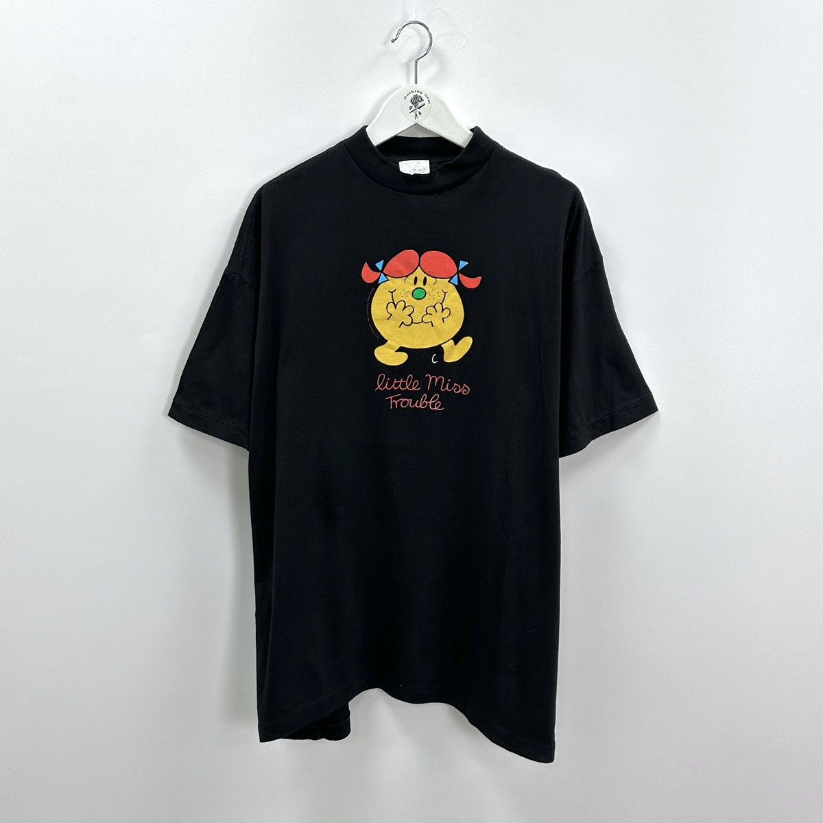 Vintage Vintage 90s Little Miss Trouble Roger Hargreaves cartoon tee Size US XL / EU 56 / 4 - 1 Thumbnail