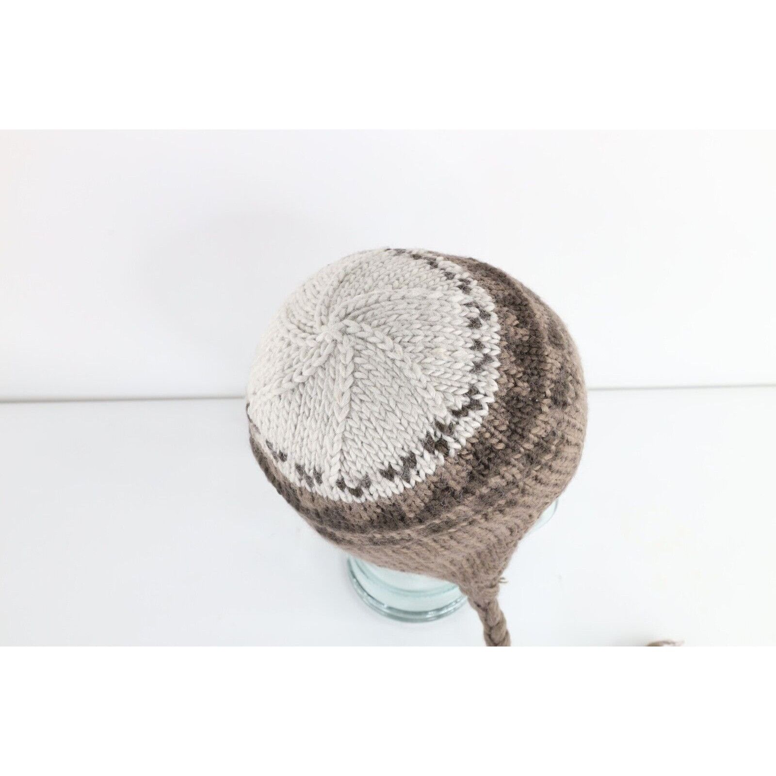 The North Face Vintage The North Face Wool Blend Chunky Knit Ear Flap Hat Size ONE SIZE - 6 Thumbnail