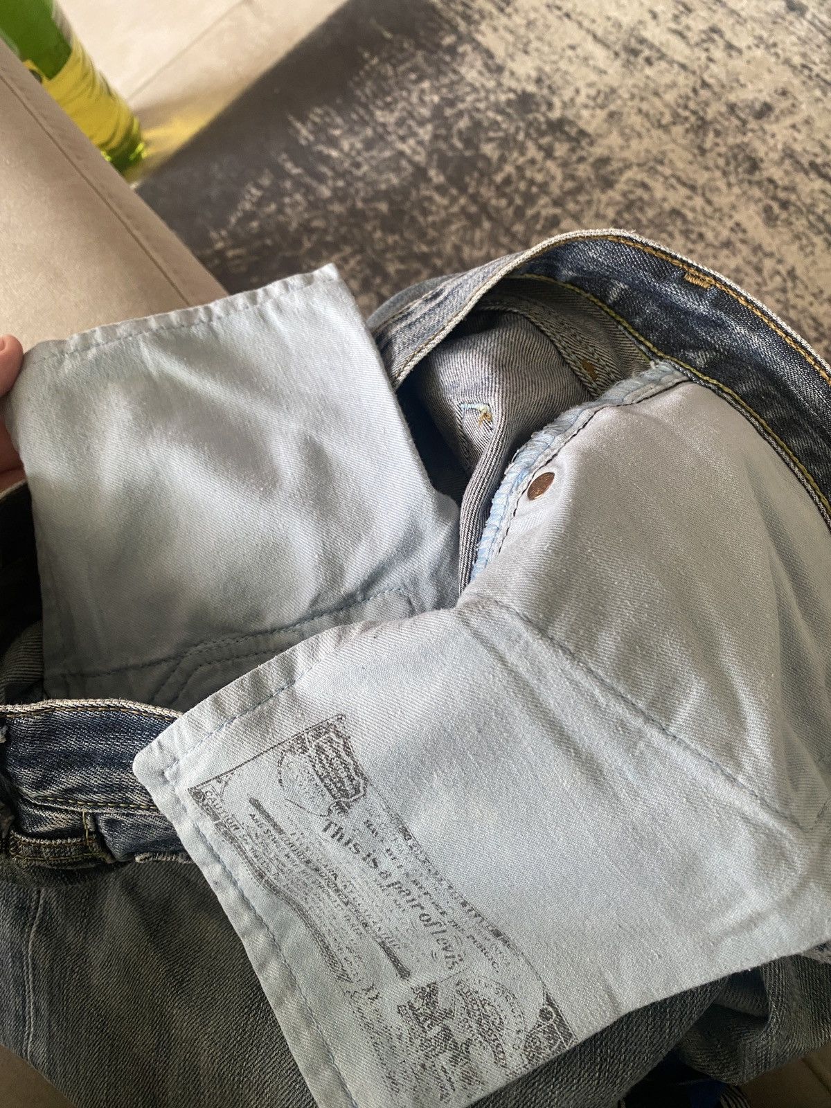 Levi's × Vintage Vintage Levi's 501 Size 34x32 273 Button Jeans 00s Size US 34 / EU 50 - 15 Thumbnail